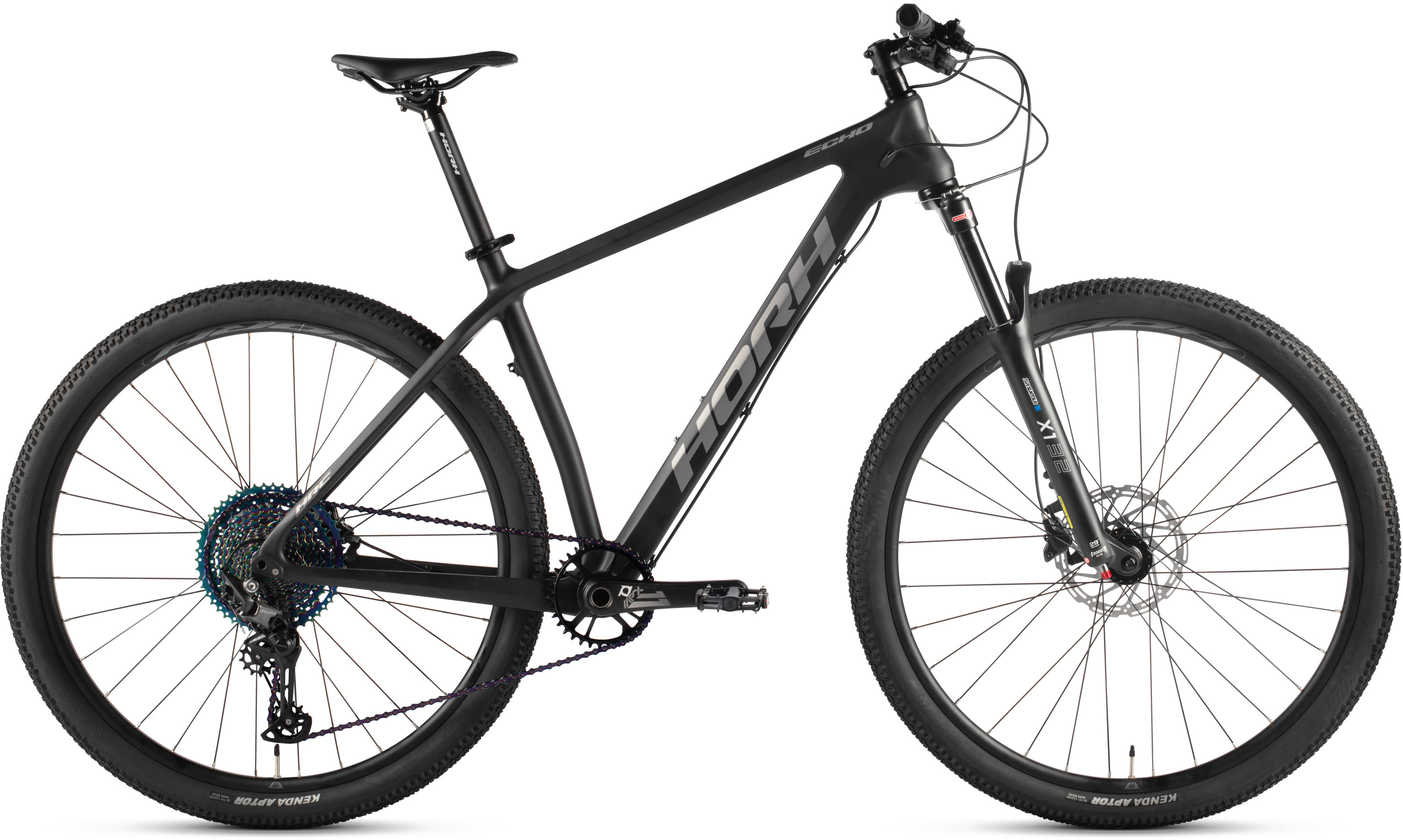Велосипед HORH ECHO 9.2 29" (2024) Black-Grey-Colorful