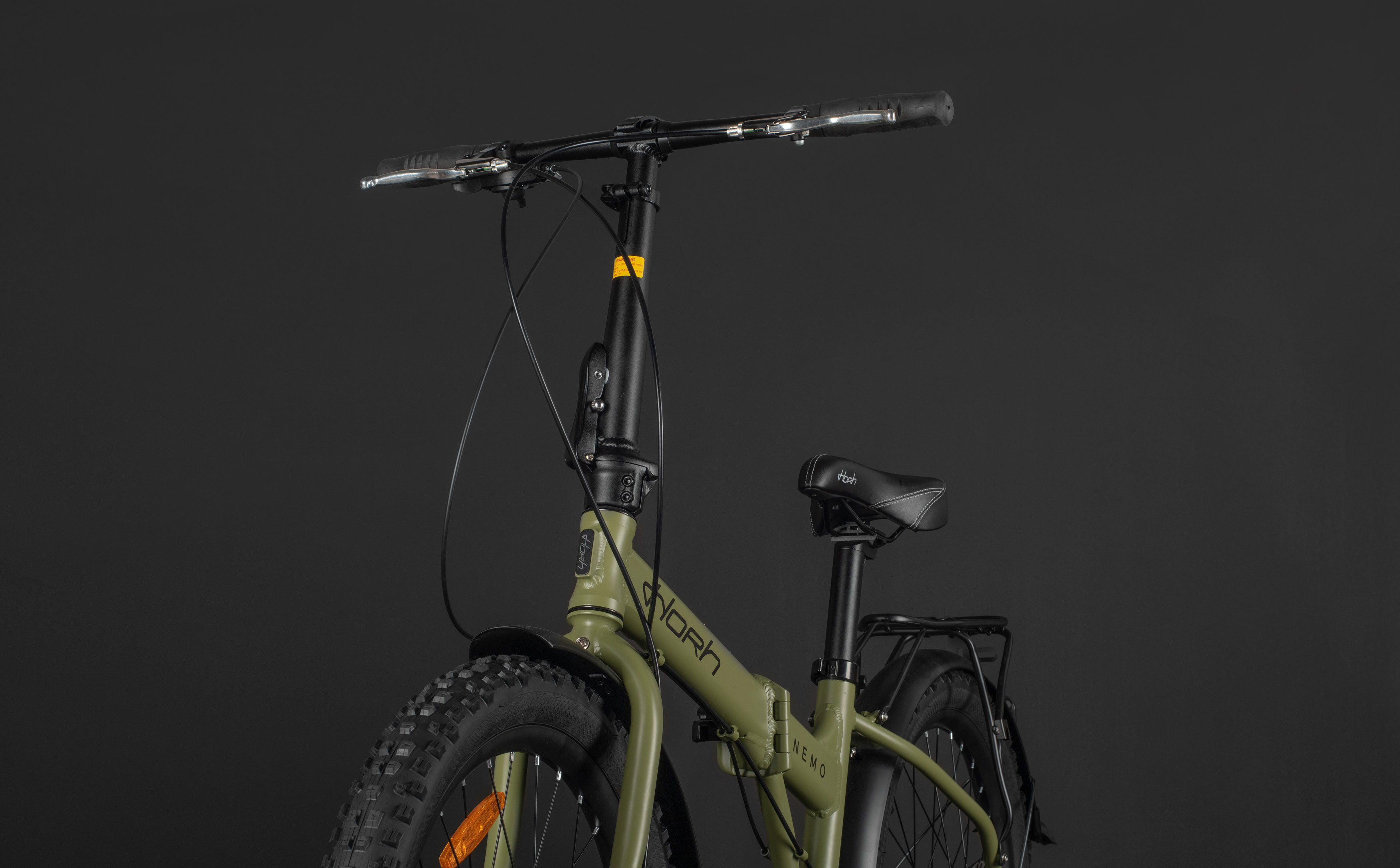 Велосипед HORH NEMO FAT 8SP MD 24" (2026) Dark Green