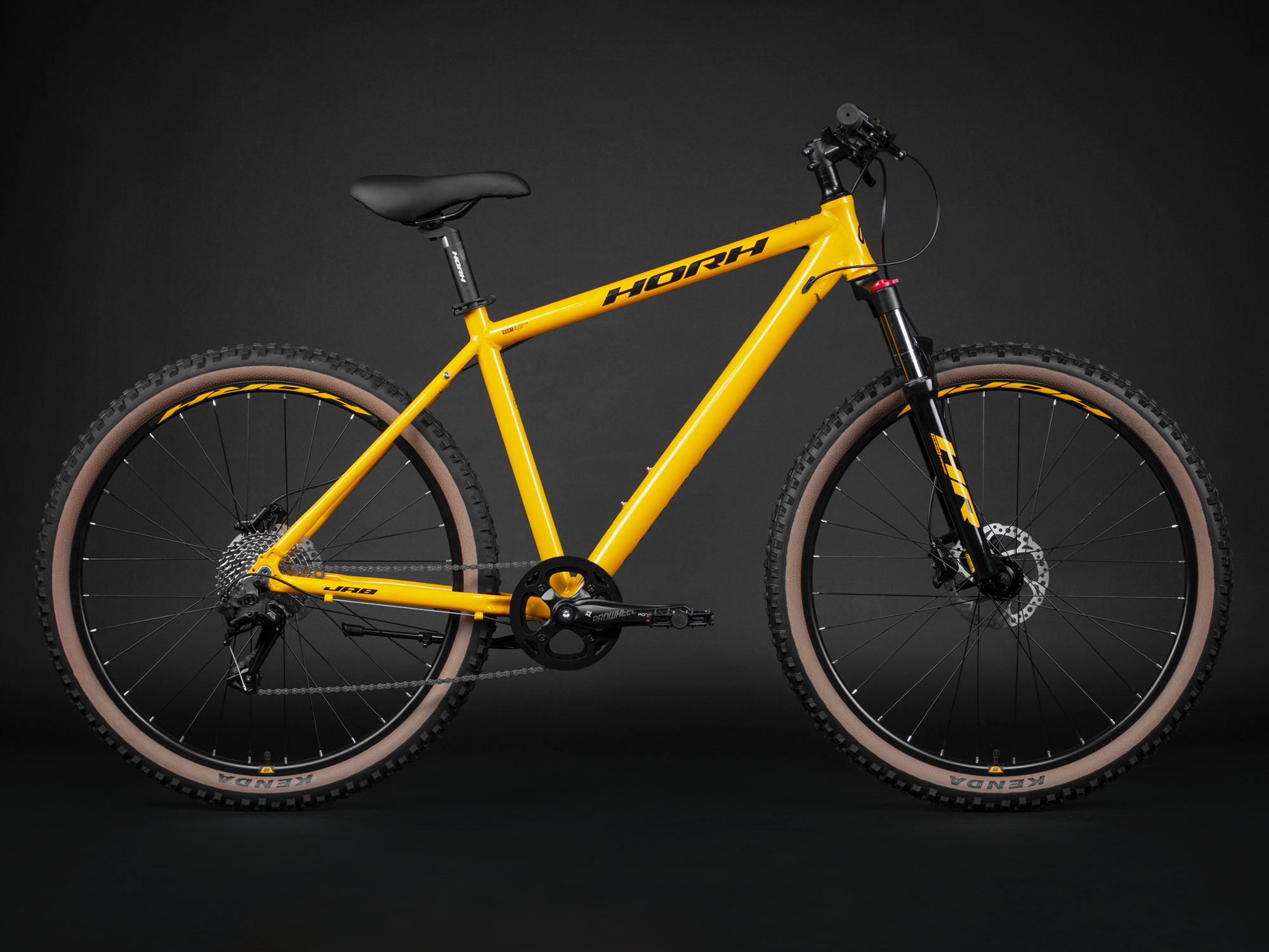 Велосипед HORH JAB JAB27,5AM 27,5" (2024) Yellow-Black