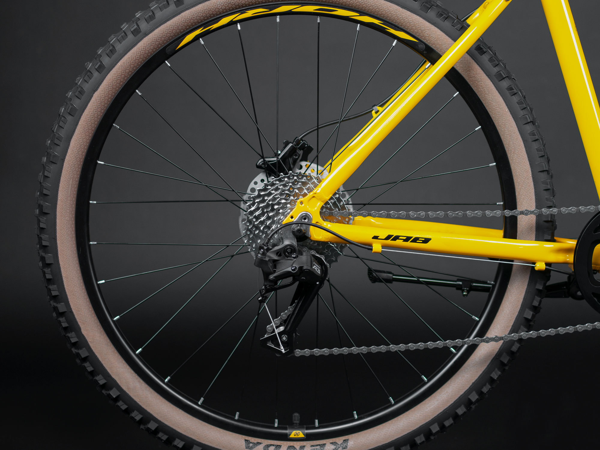 Велосипед HORH JAB JAB27,5AM 27,5" (2024) Yellow-Black
