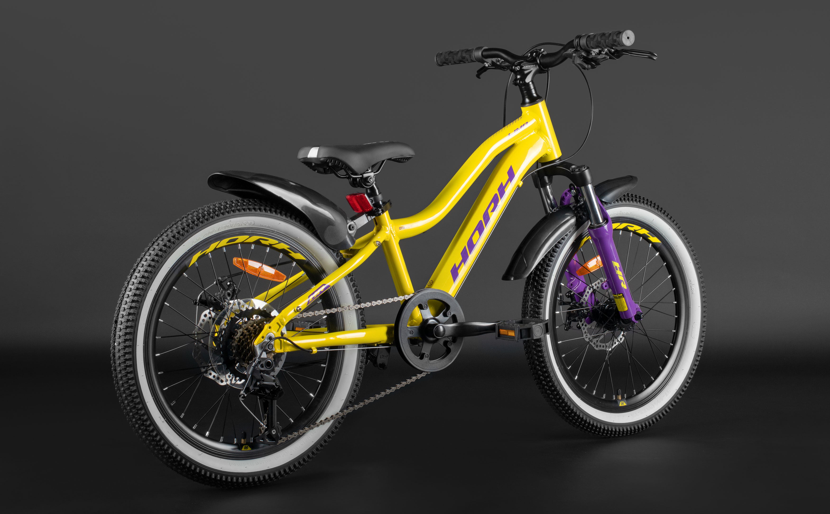 Велосипед HORH LIMA HTina 20" (2024) Yellow-Purple