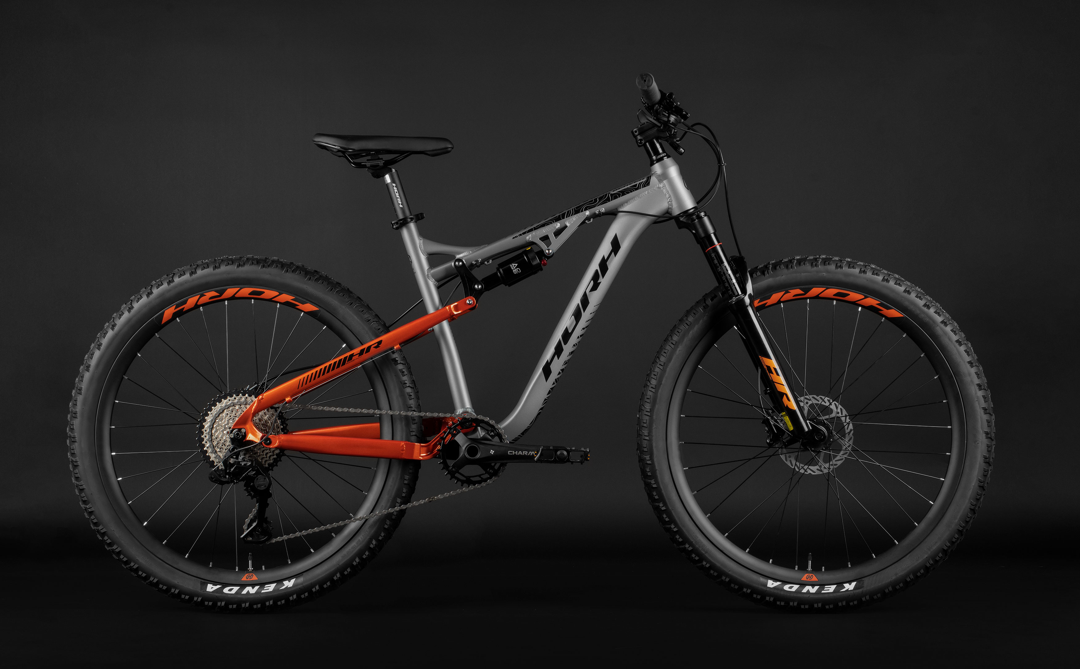 Велосипед HORH BEAVER PLUS 27.5" (2025) Grey-Orange