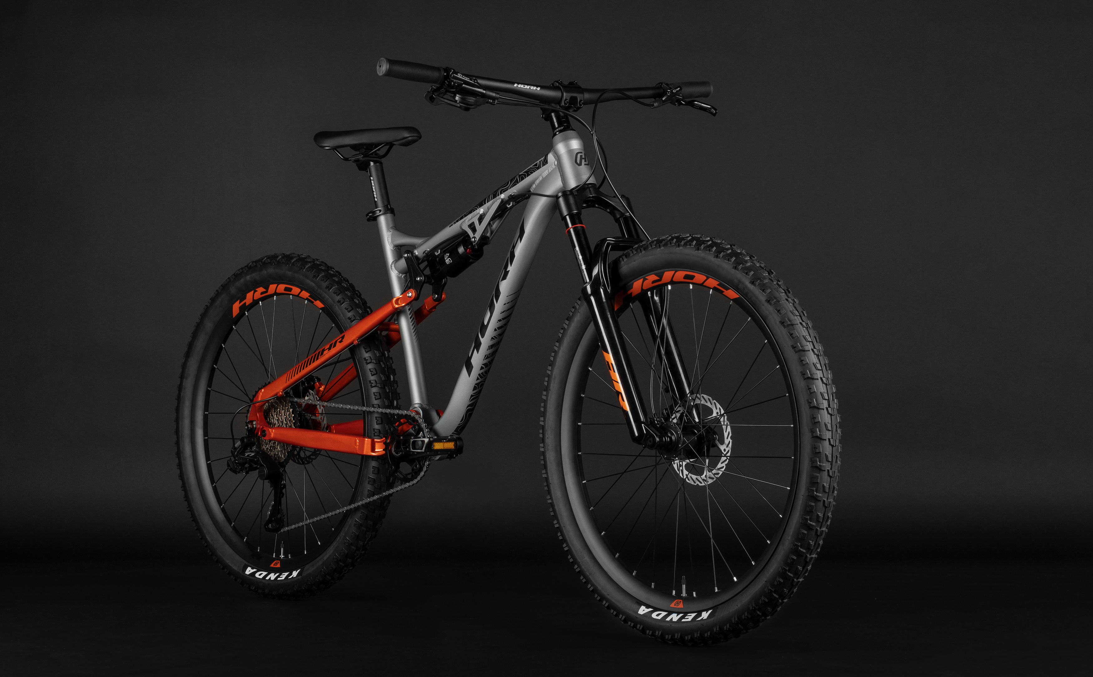 Велосипед HORH BEAVER PLUS 27.5" (2025) Grey-Orange