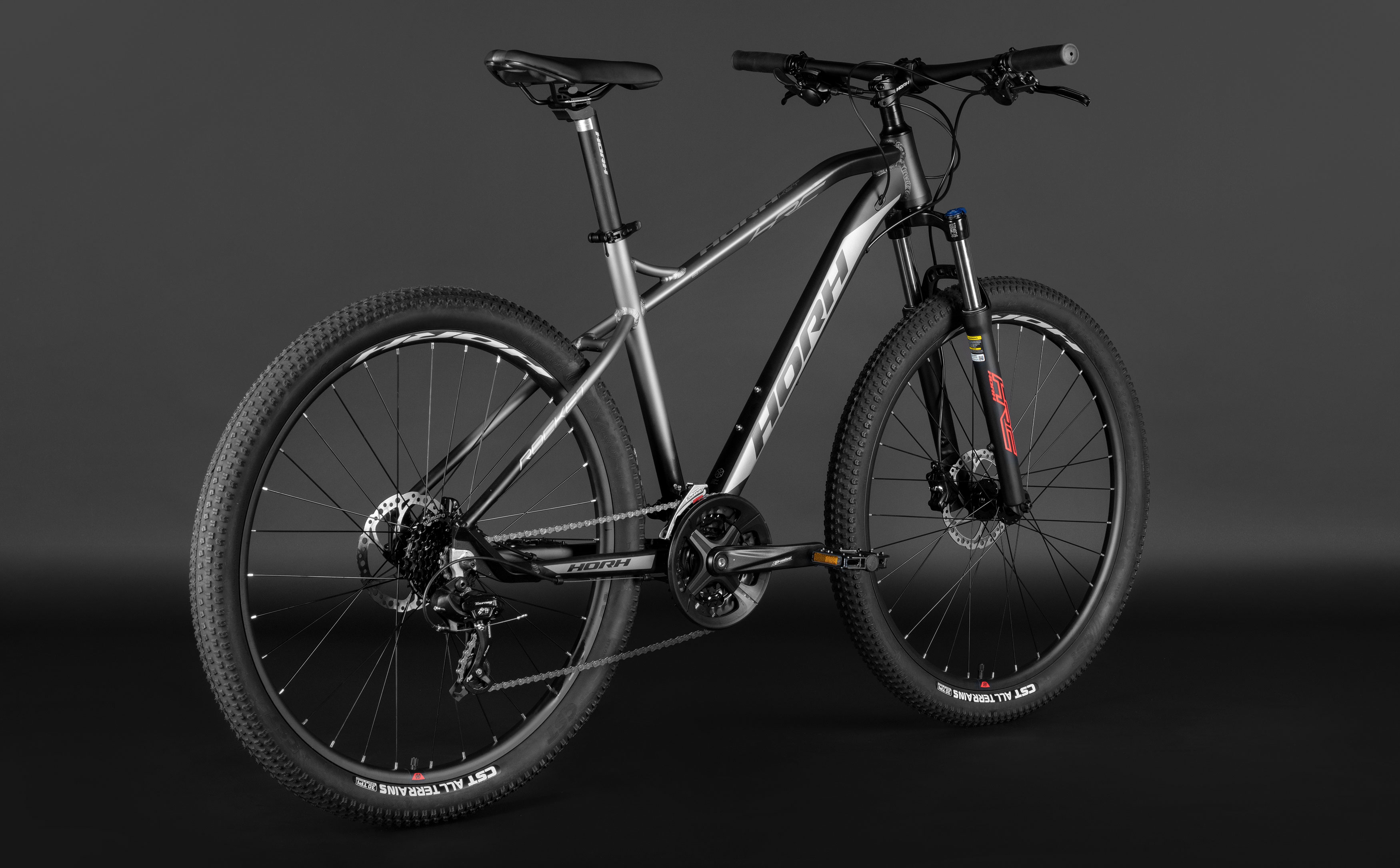 Велосипед HORH ROCKET 9.1 RHD 29" (2025) Grey-Black