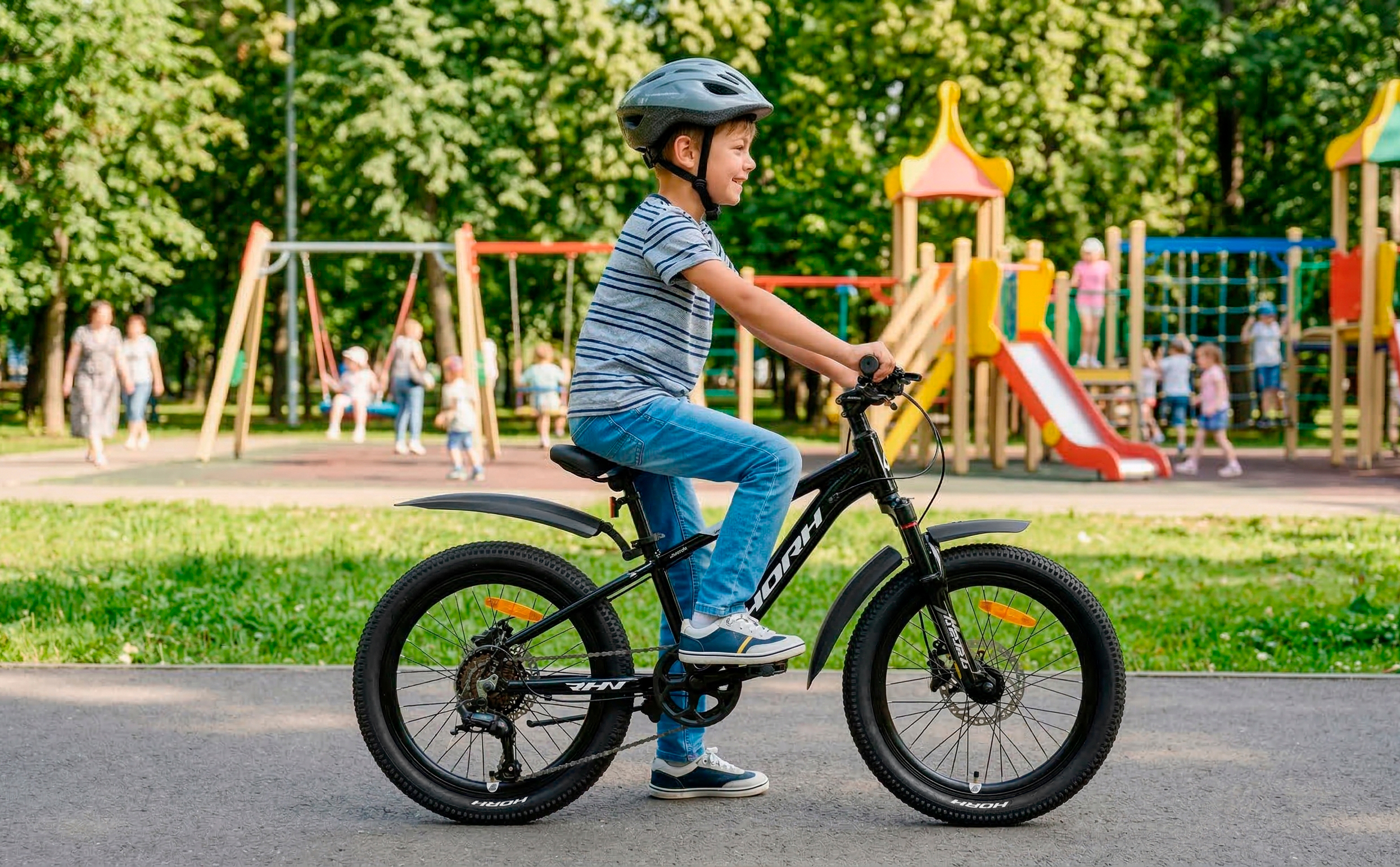 Велосипед HORH ROHAN 2.0 RHD 20" (2026) Black-White