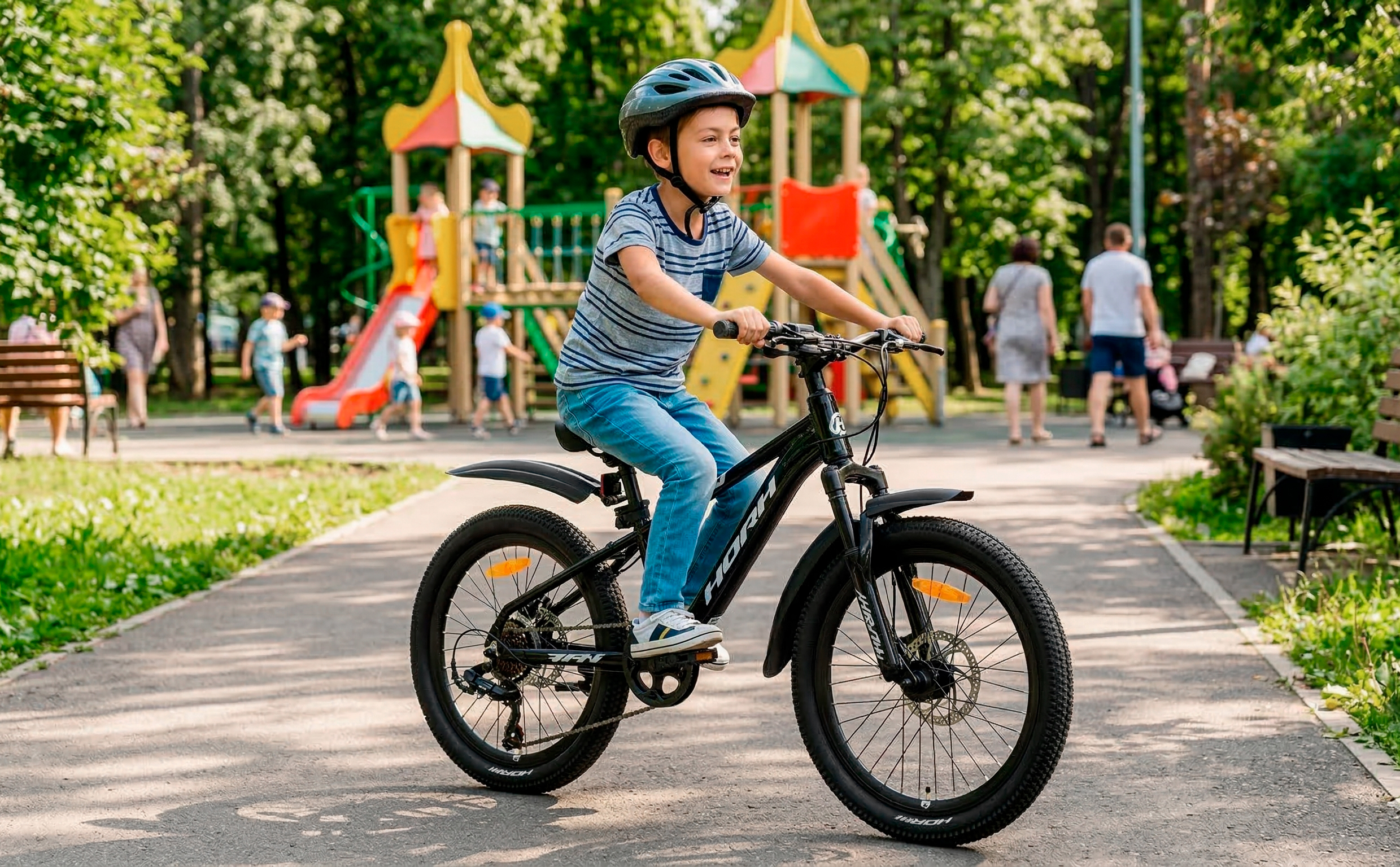 Велосипед HORH ROHAN 2.0 RHD 20" (2026) Black-White