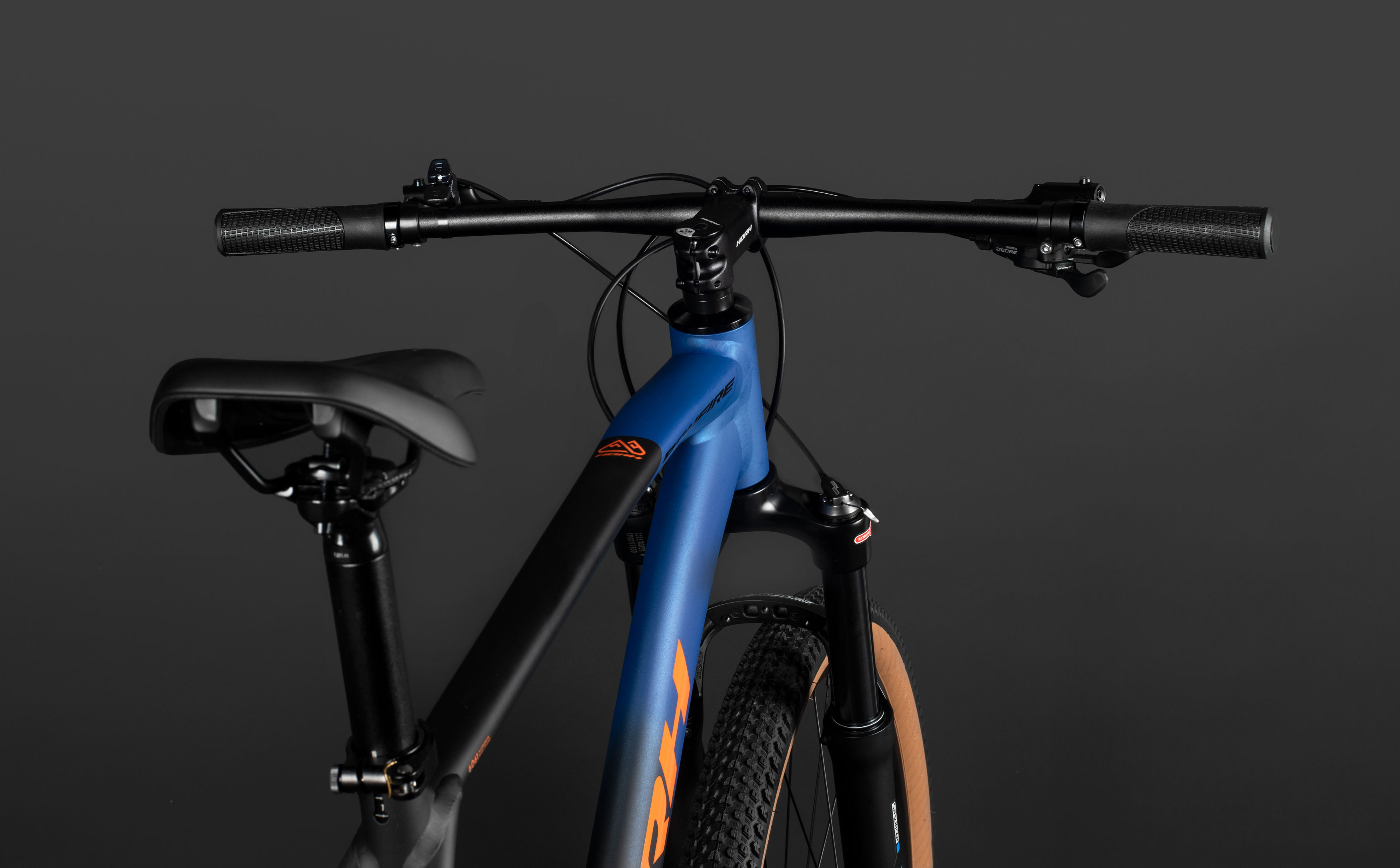 Велосипед HORH BONFIRE 29" (2026) Black-Blue-Orange