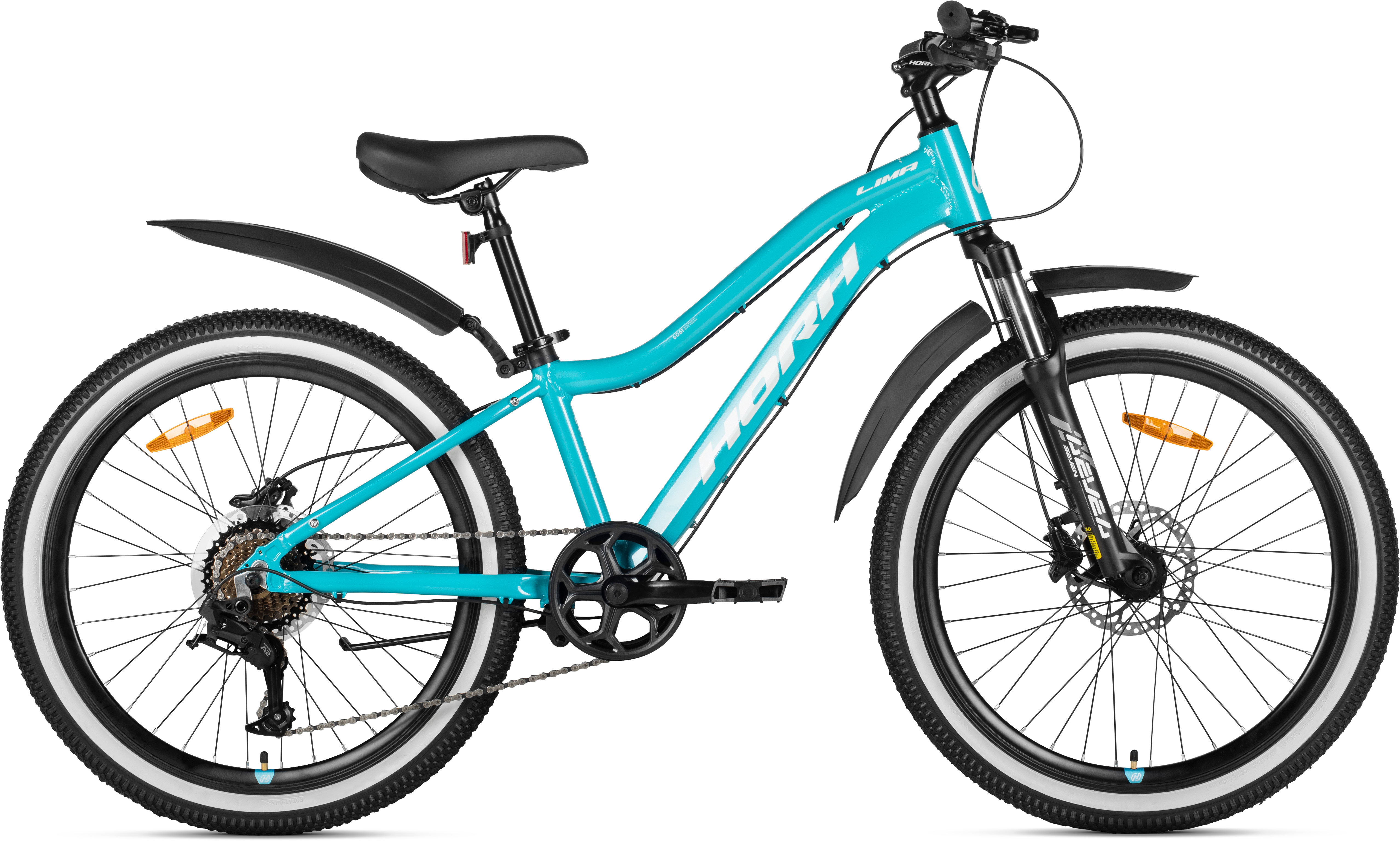 Велосипед HORH LIMA 4.0 LHD 24" (2025) Tuquoise-Black