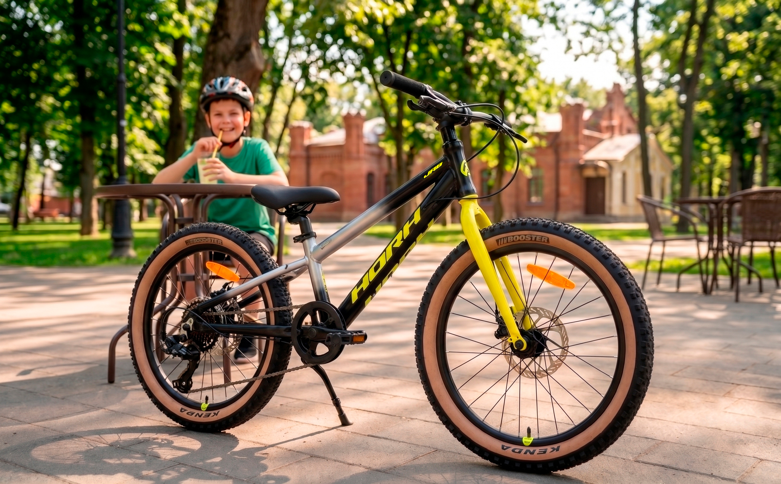 Велосипед HORH JAB 2.0 JRMD 20" (2026) Green-Black