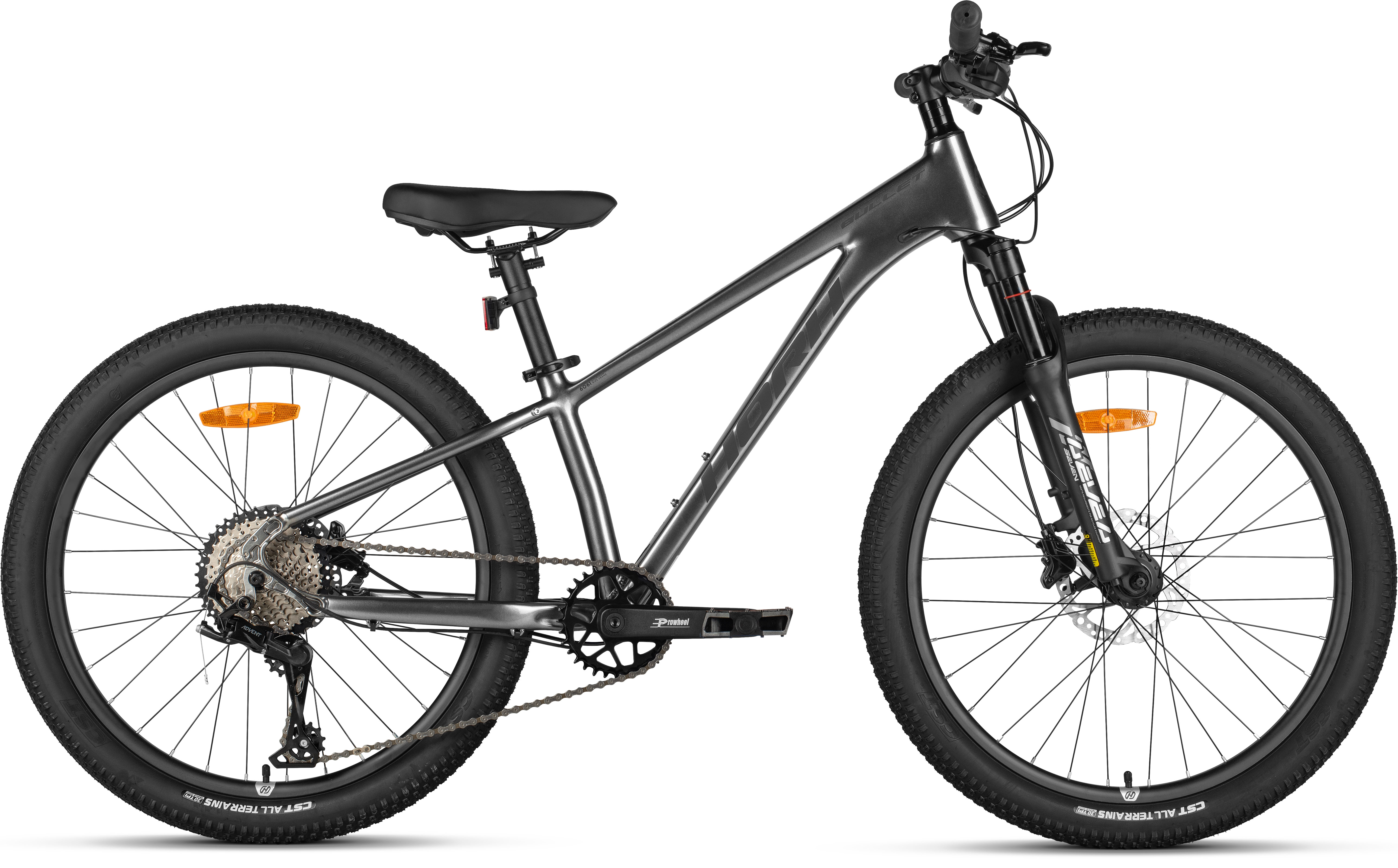 Велосипед HORH BULLET 4.1 BHD 24" (2025) Light-Grey-Black