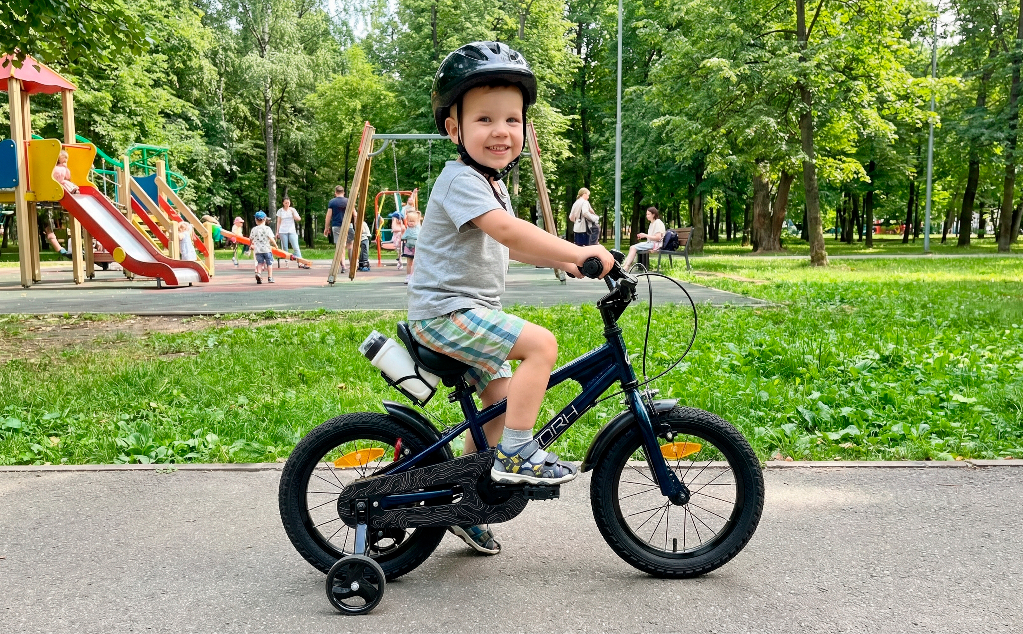 Велосипед HORH HAPPY 14" (2026) Dark Blue