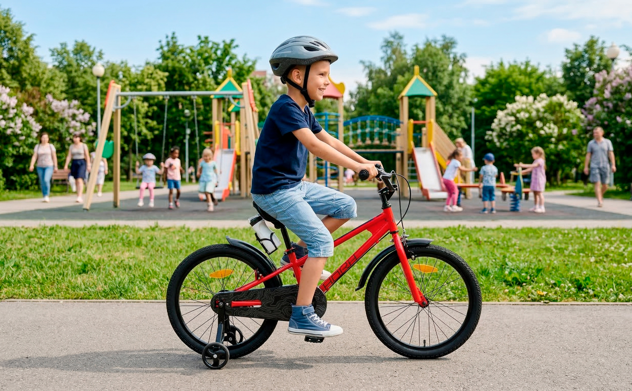 Велосипед HORH HAPPY 20" (2026) Red-Black