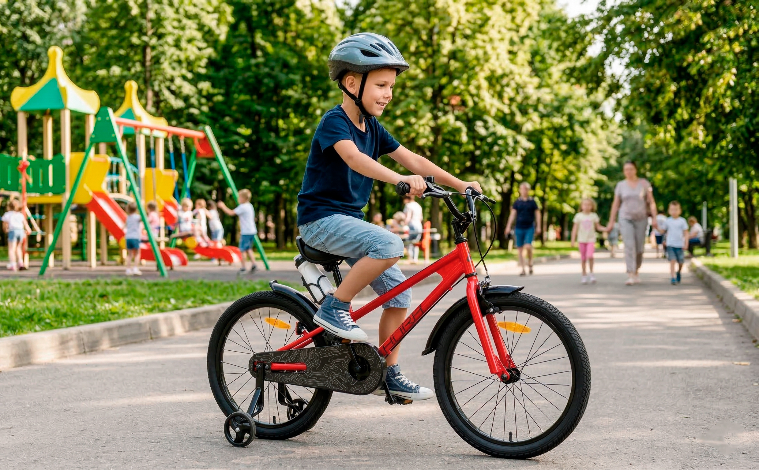 Велосипед HORH HAPPY 20" (2026) Red-Black