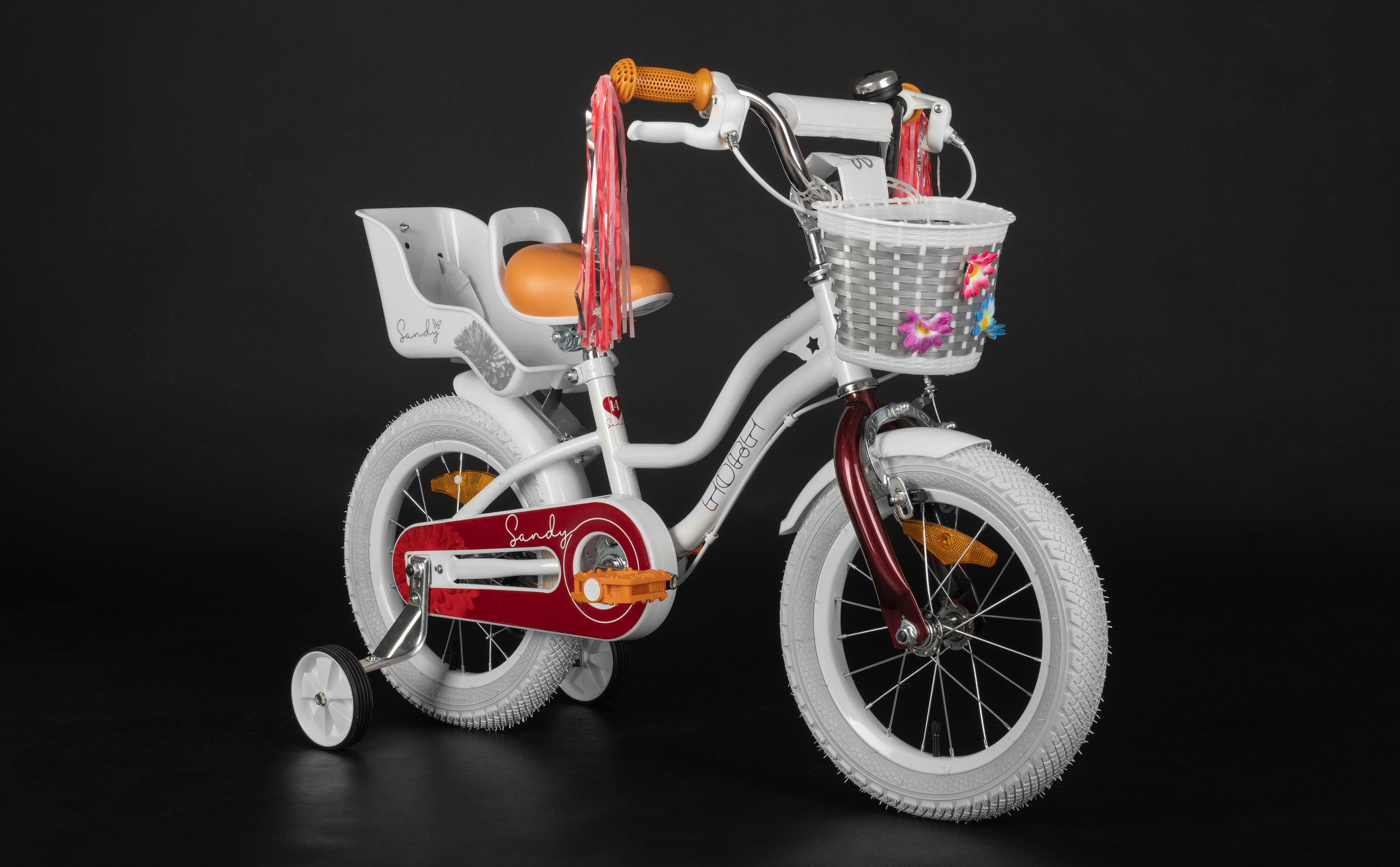 Велосипед HORH SANDY 14" (2026) White-Red