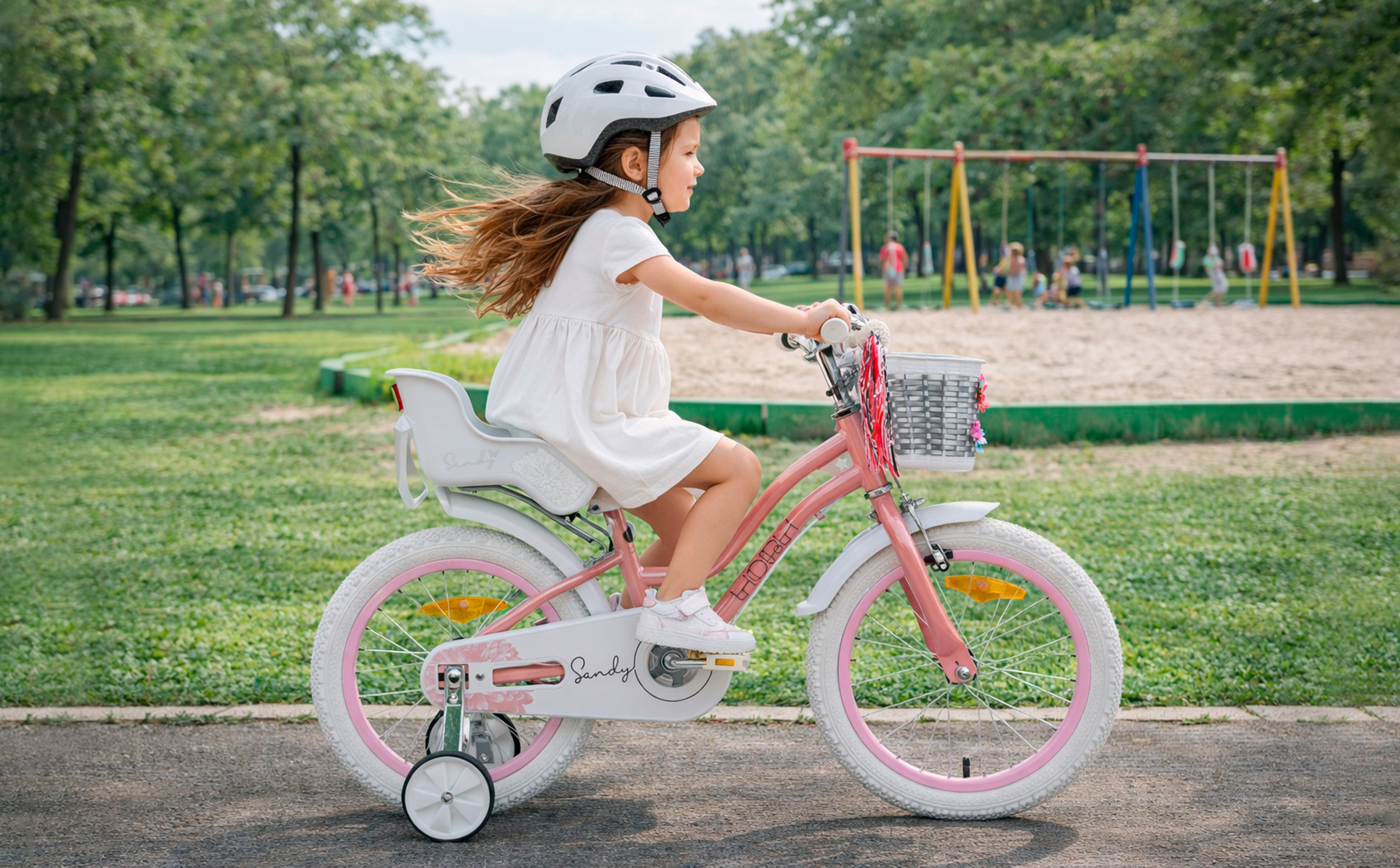 Велосипед HORH SANDY 16" (2026) Pink-White