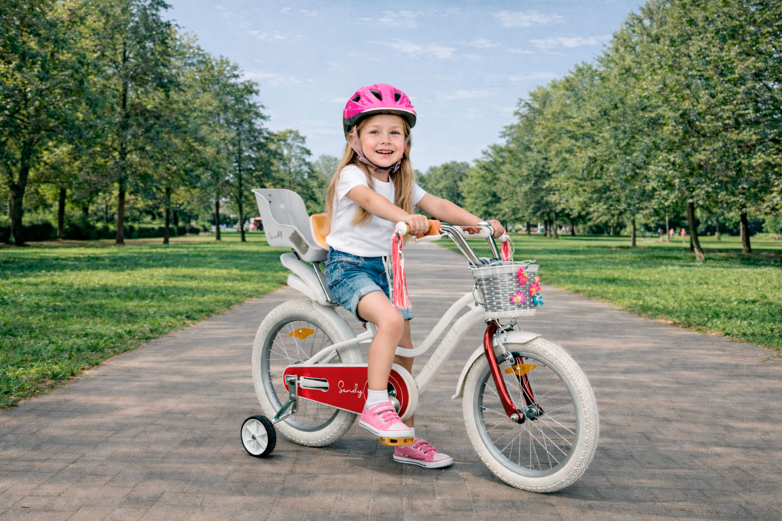 Велосипед HORH SANDY 18" (2026) White-Red
