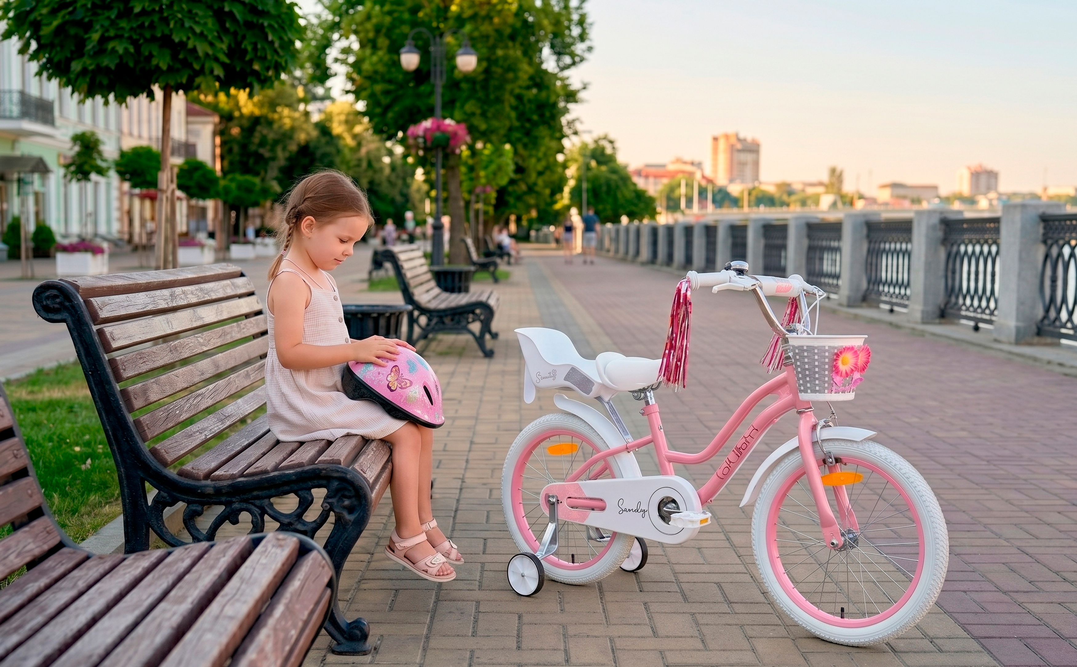 Велосипед HORH SANDY 18" (2026) Pink-White