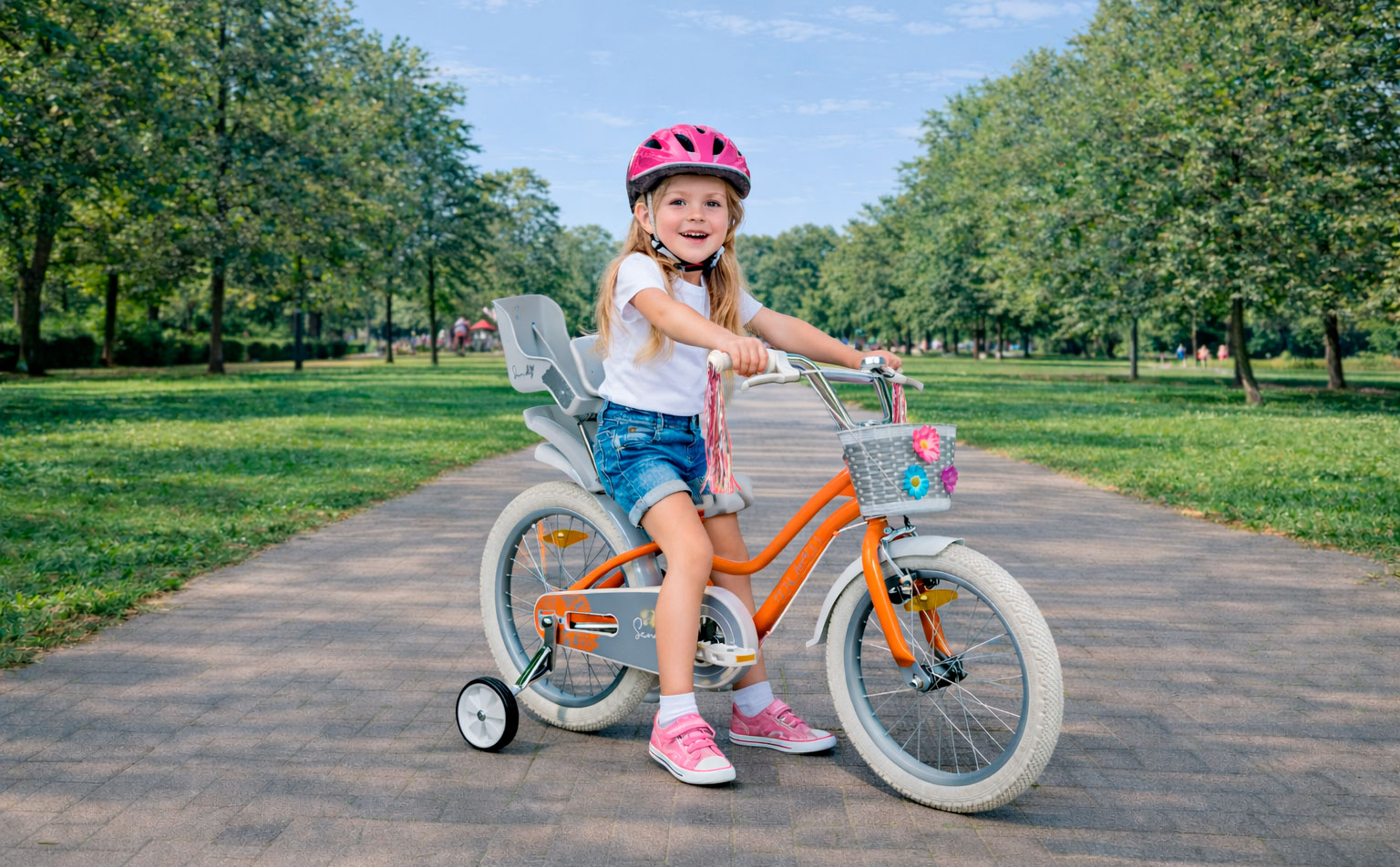 Велосипед HORH SANDY 18" (2026) Peach-White