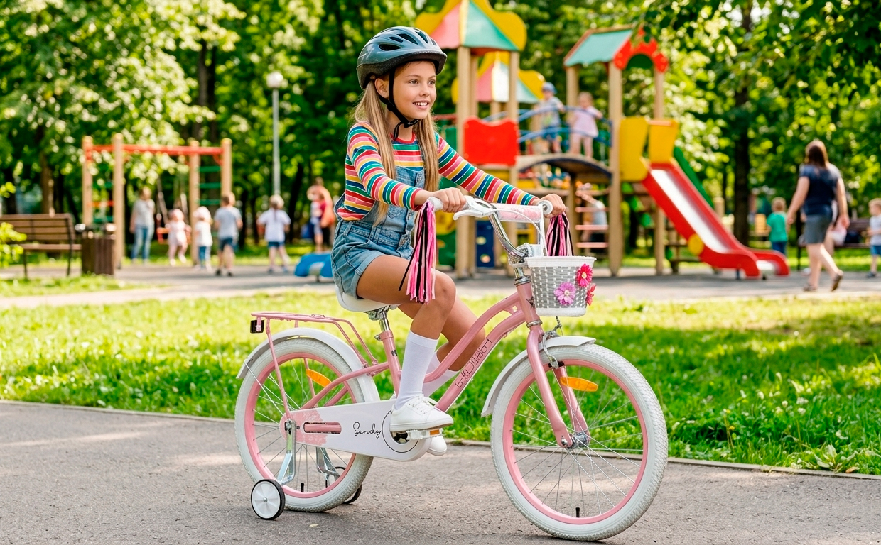 Велосипед HORH SANDY 20" (2026) Pink-White