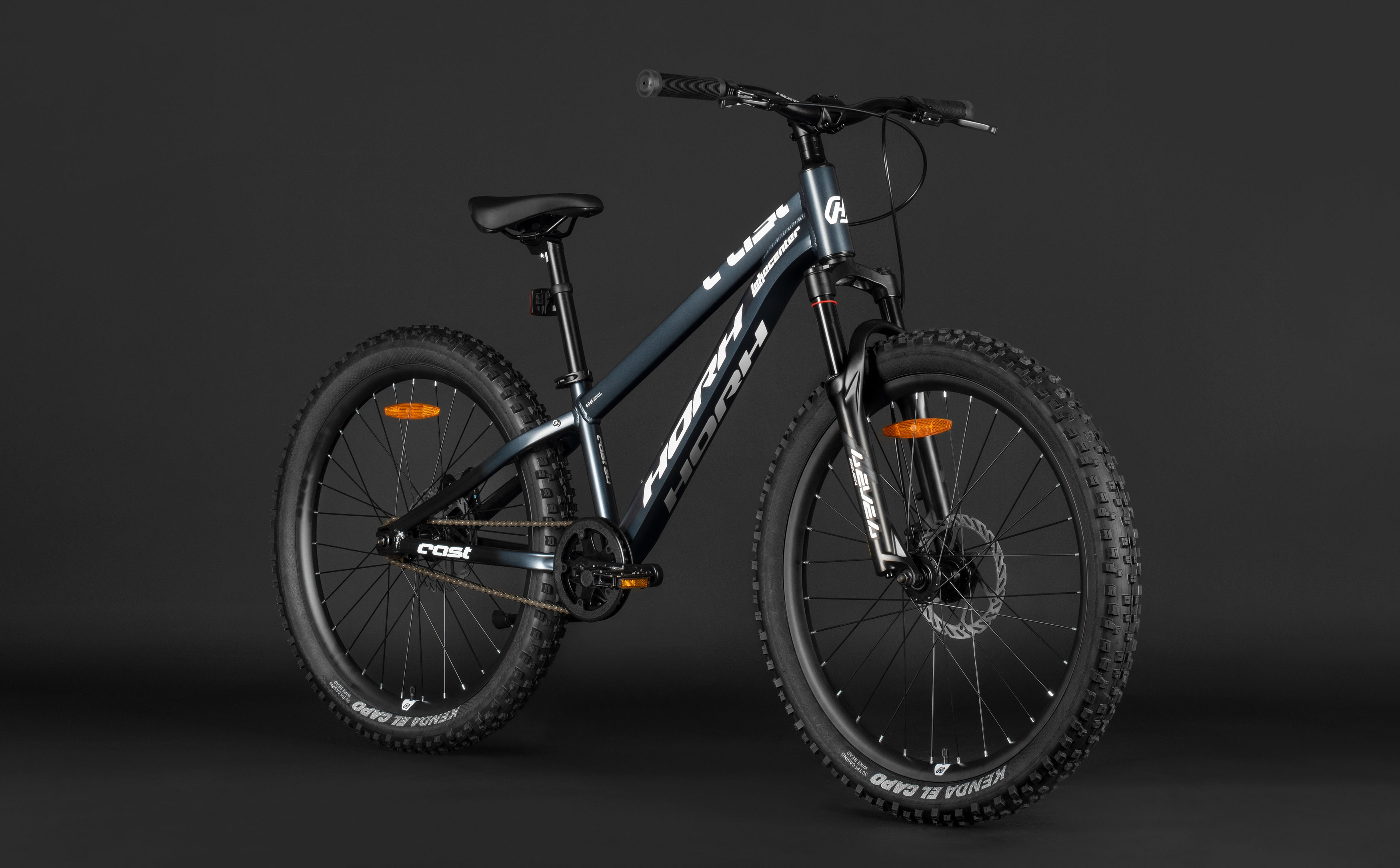 Велосипед HORH CAST SINGLE 4.0 MD 24" (2026) Blue-Black