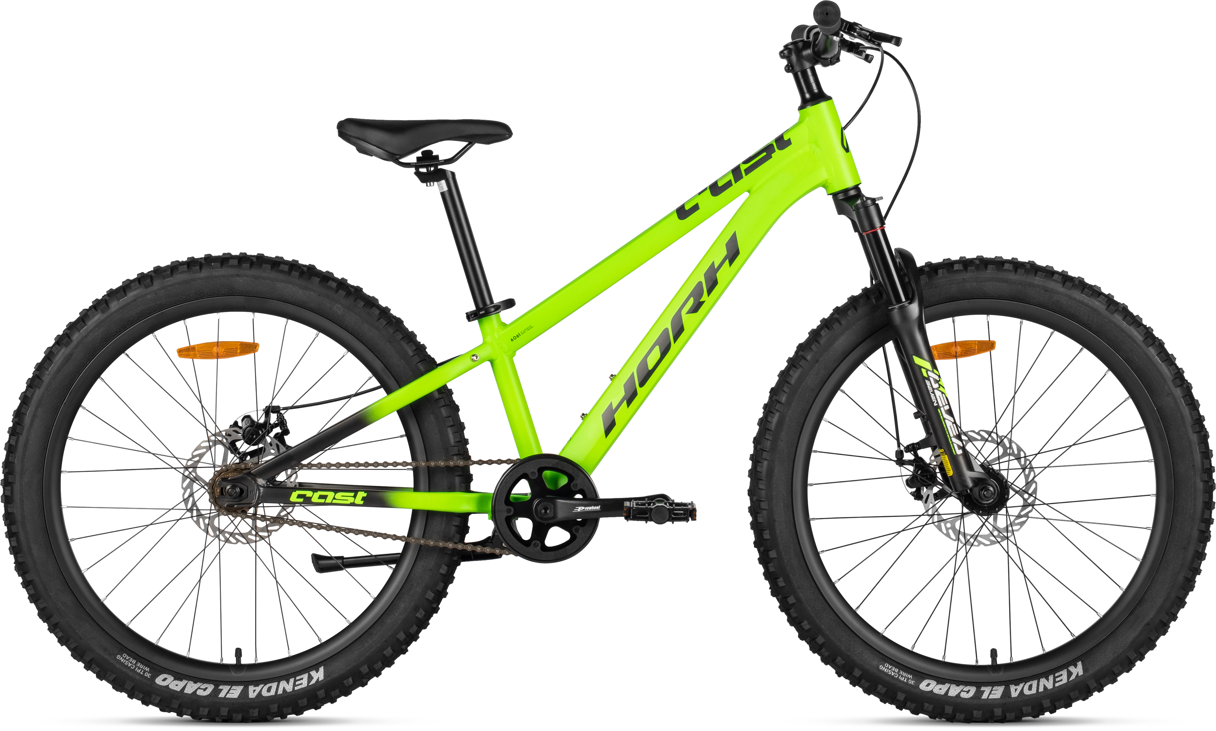 Велосипед HORH CAST SINGLE 4.0 MD 24" (2026) Green-Black