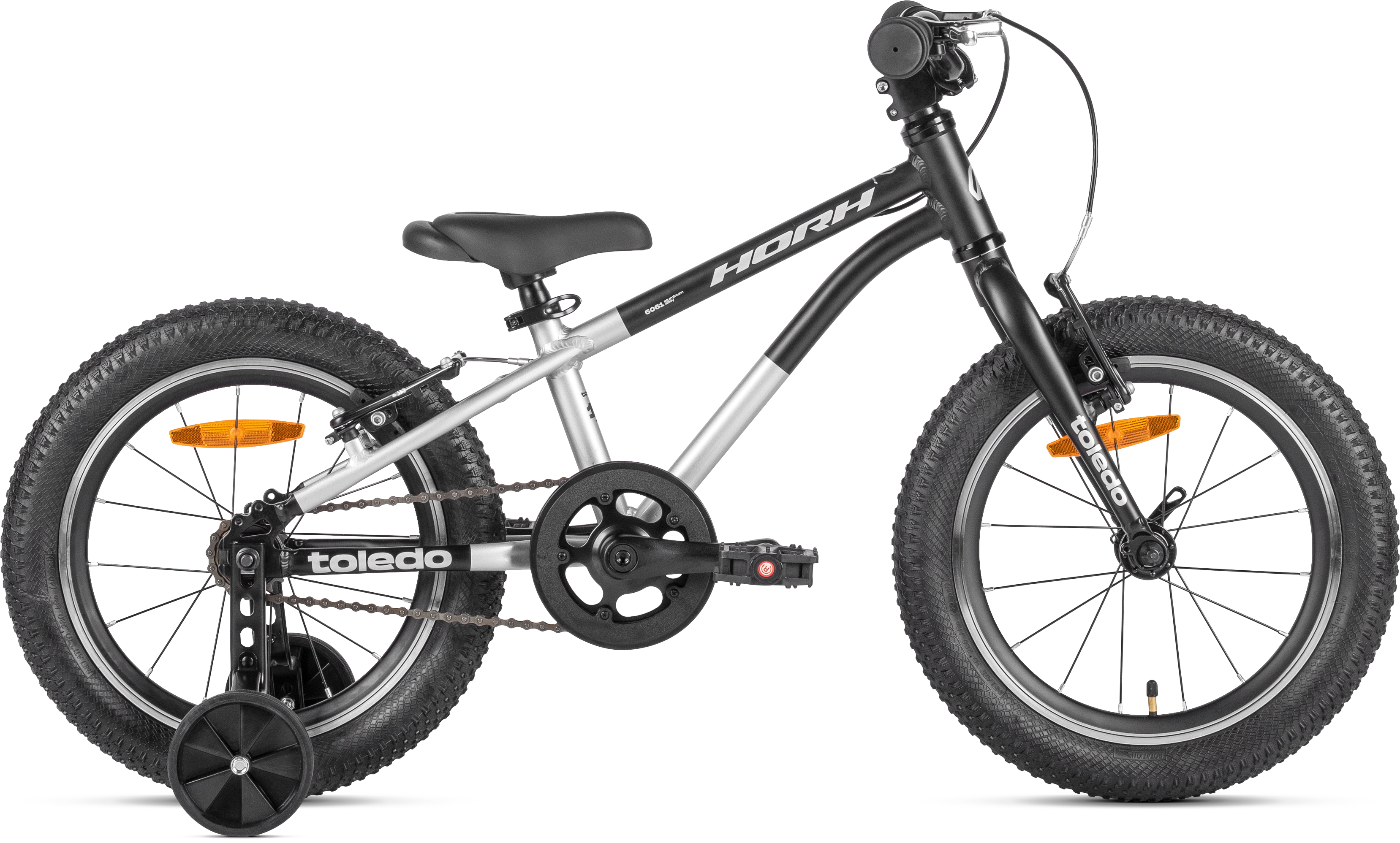 Велосипед HORH TOLEDO HTLD16CR 16" (2026) Silver-Black