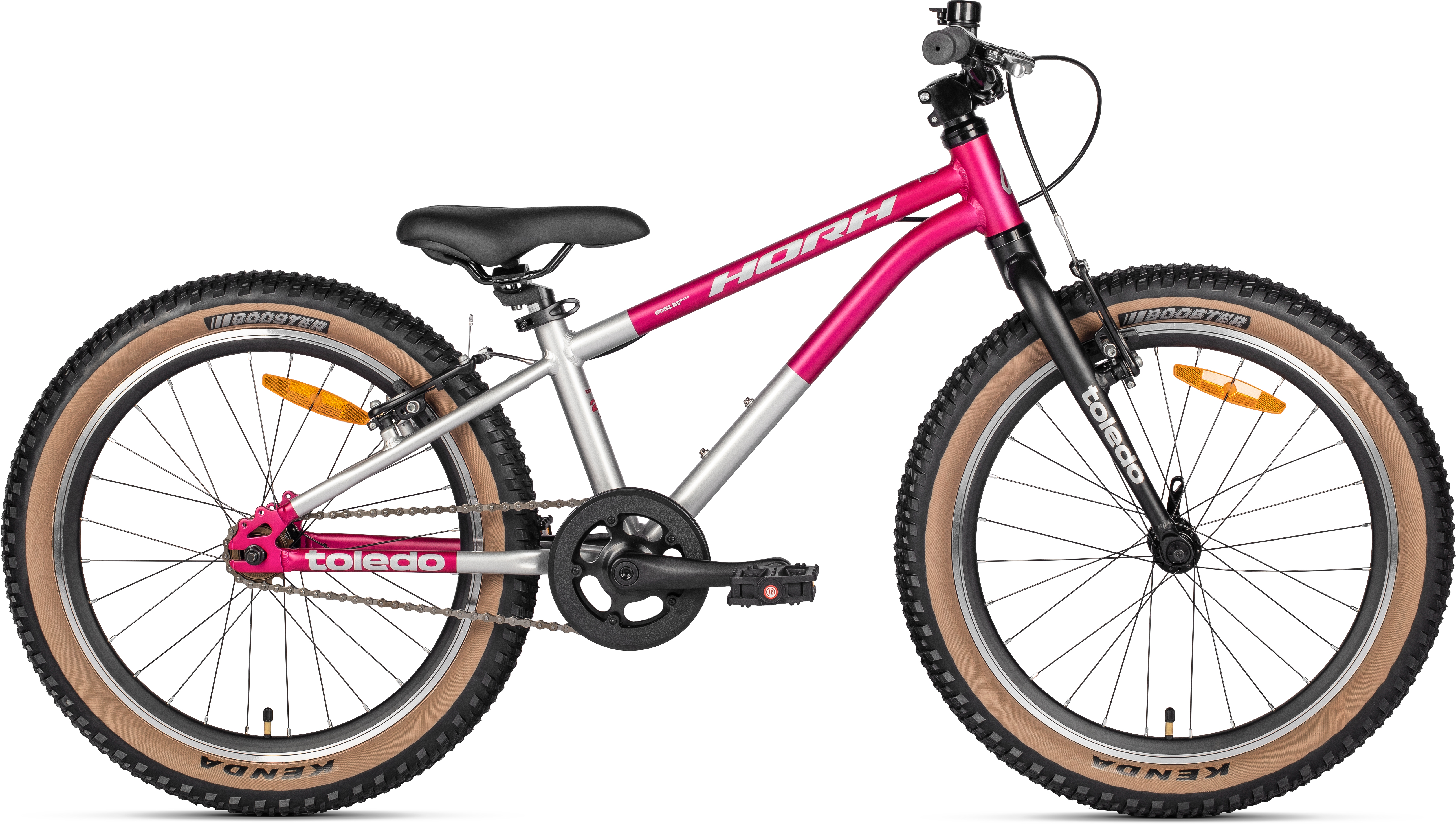 Велосипед HORH TOLEDO HTLD20CR 20" (2026) Silver-Pink