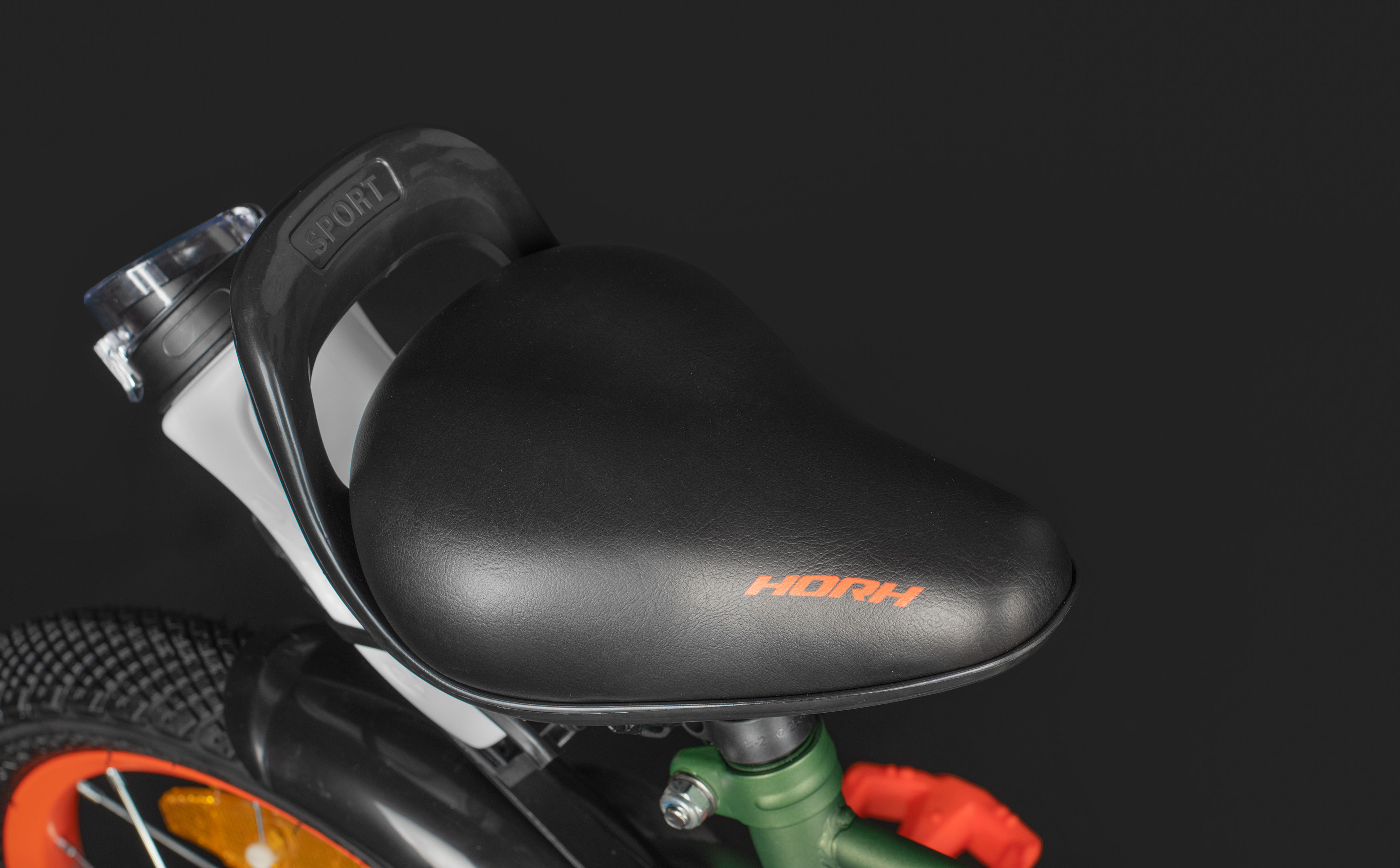 Велосипед HORH FORTE 14" (2026) Green-Orange