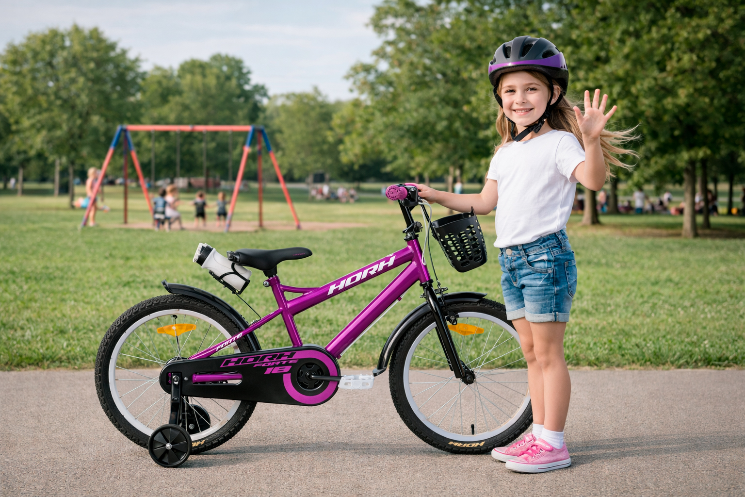Велосипед HORH FORTE 18" (2026) Pink-Black