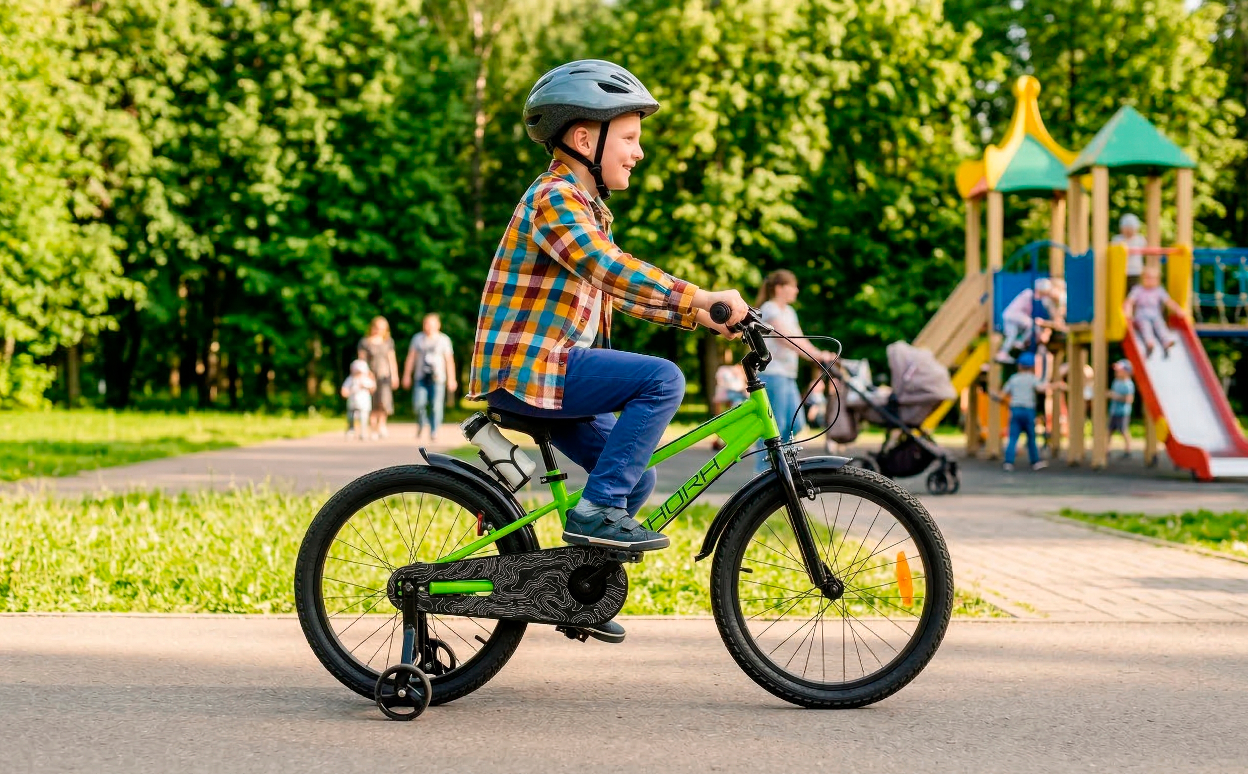 Велосипед HORH HAPPY PRO 20" (2026) Acid Green