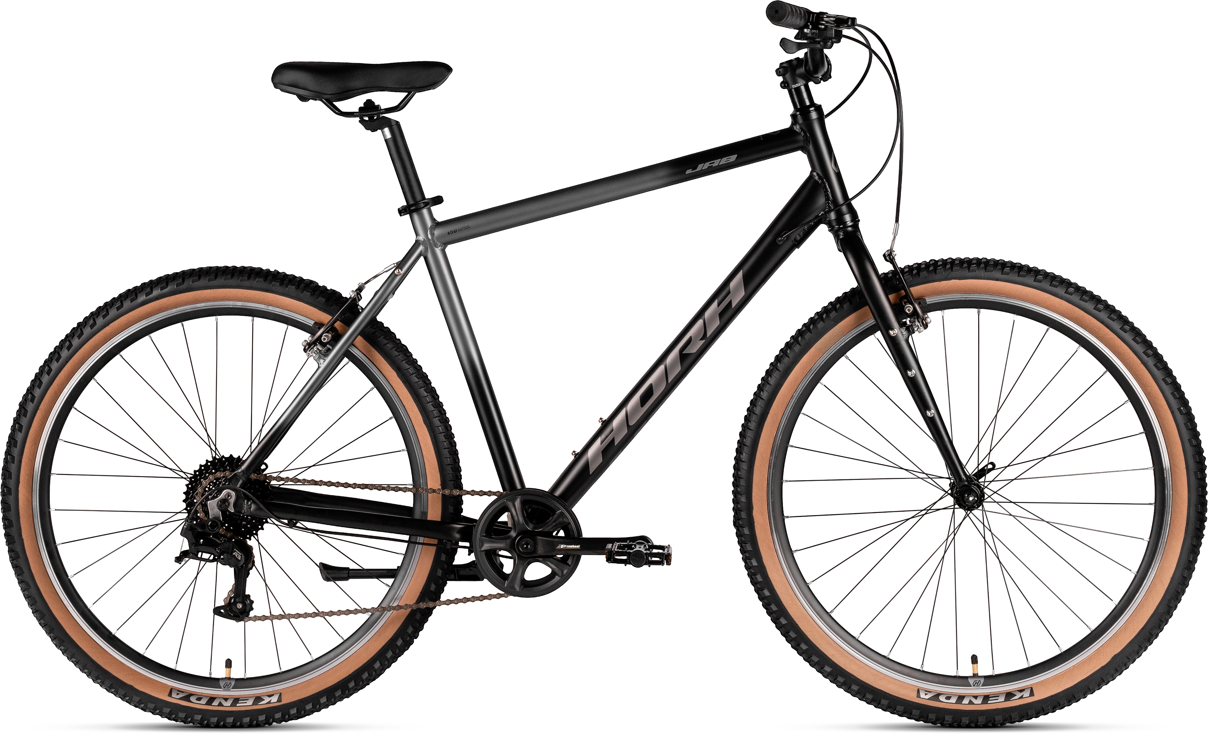 Велосипед HORH JAB 7.0 VB 27,5" (2026) Black-Grey
