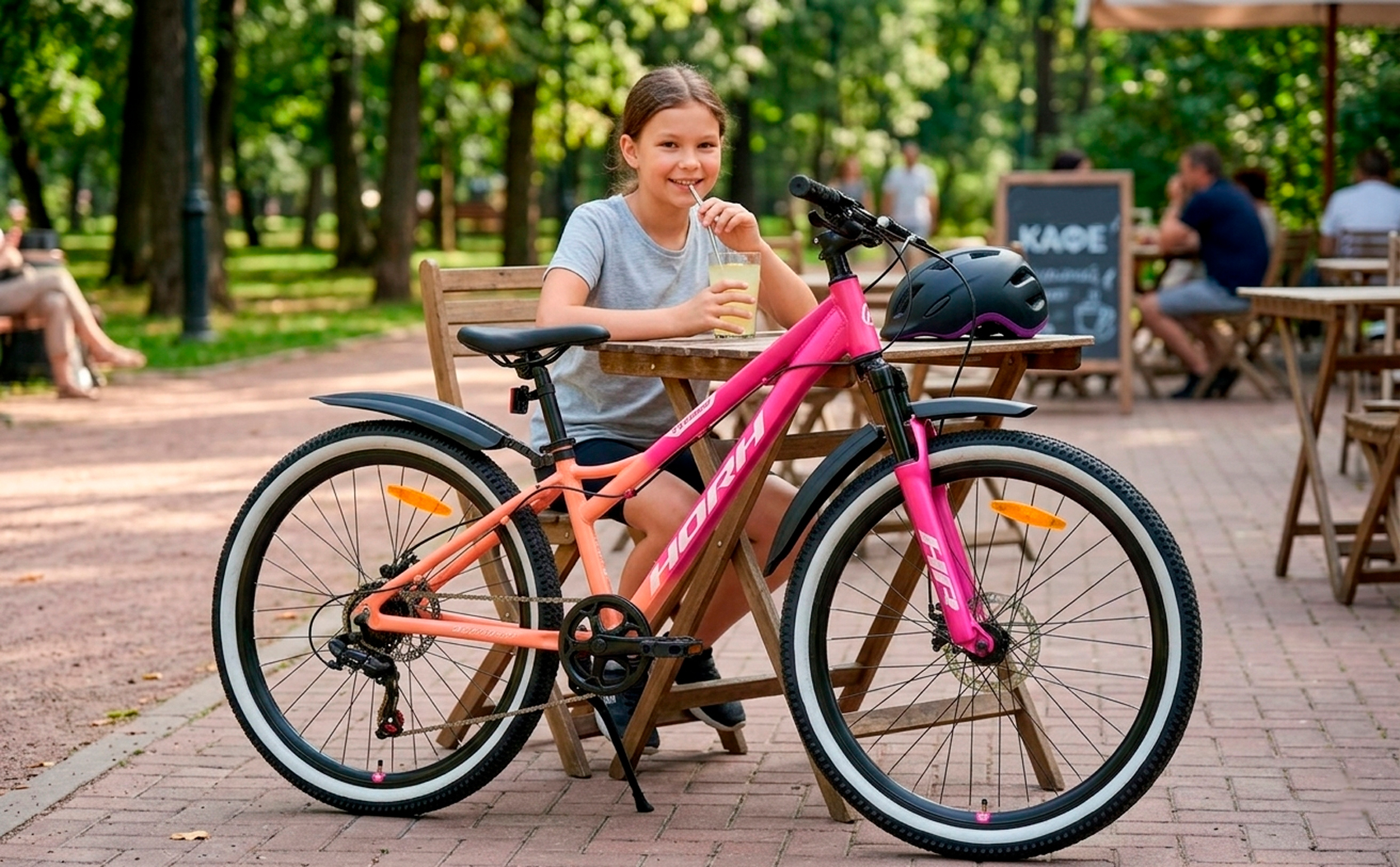 Велосипед HORH ROSE 26" (2026) Peach-Pink