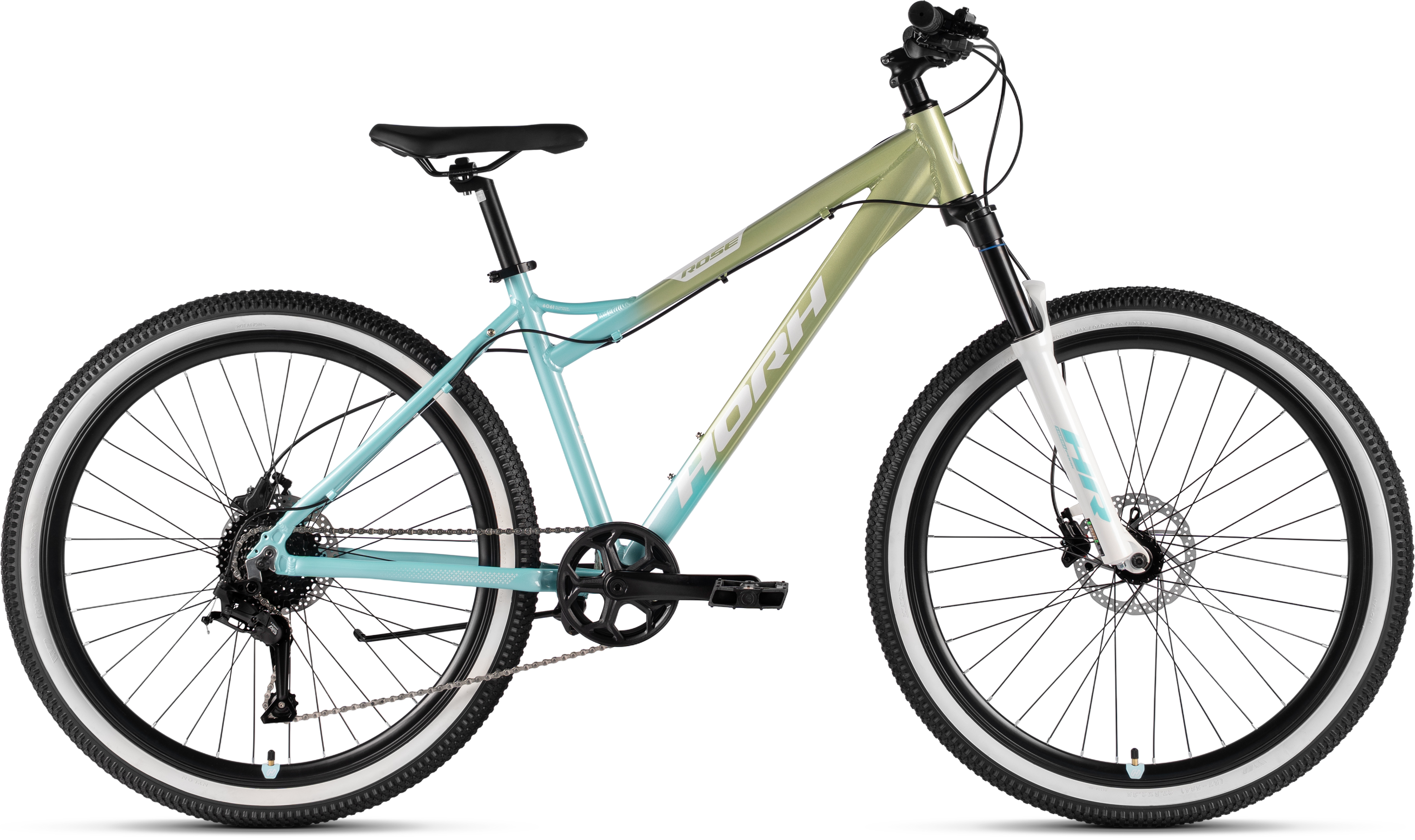 Велосипед HORH ROSE 7.2 HD 27,5" (2026) Lime-Turquoise