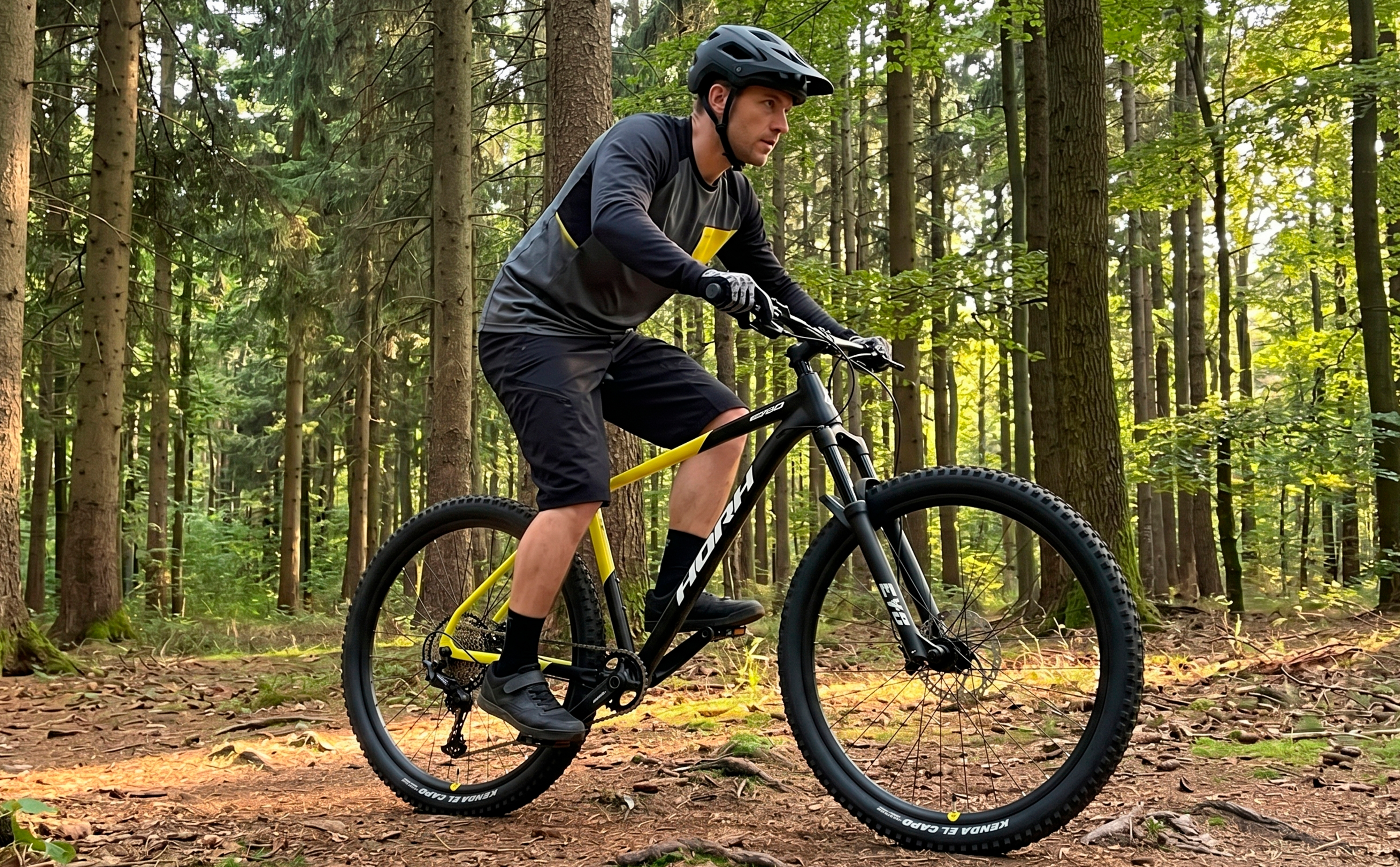 Велосипед HORH EGO AIR 9.1 29" (2026) Black-Green
