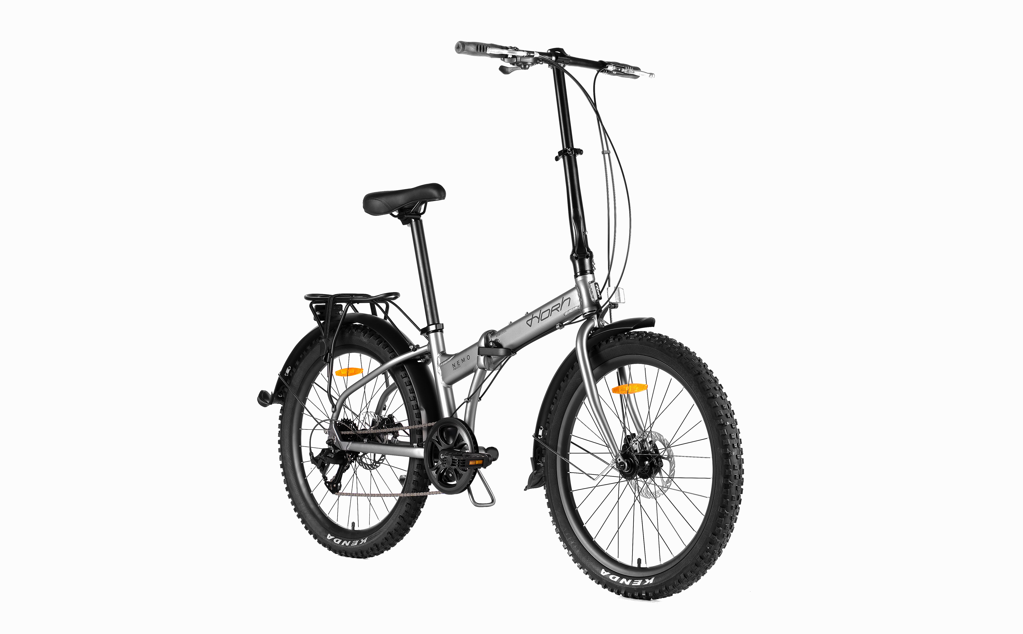 Велосипед HORH NEMO FAT 8SP MD 24" (2026) Dark Grey
