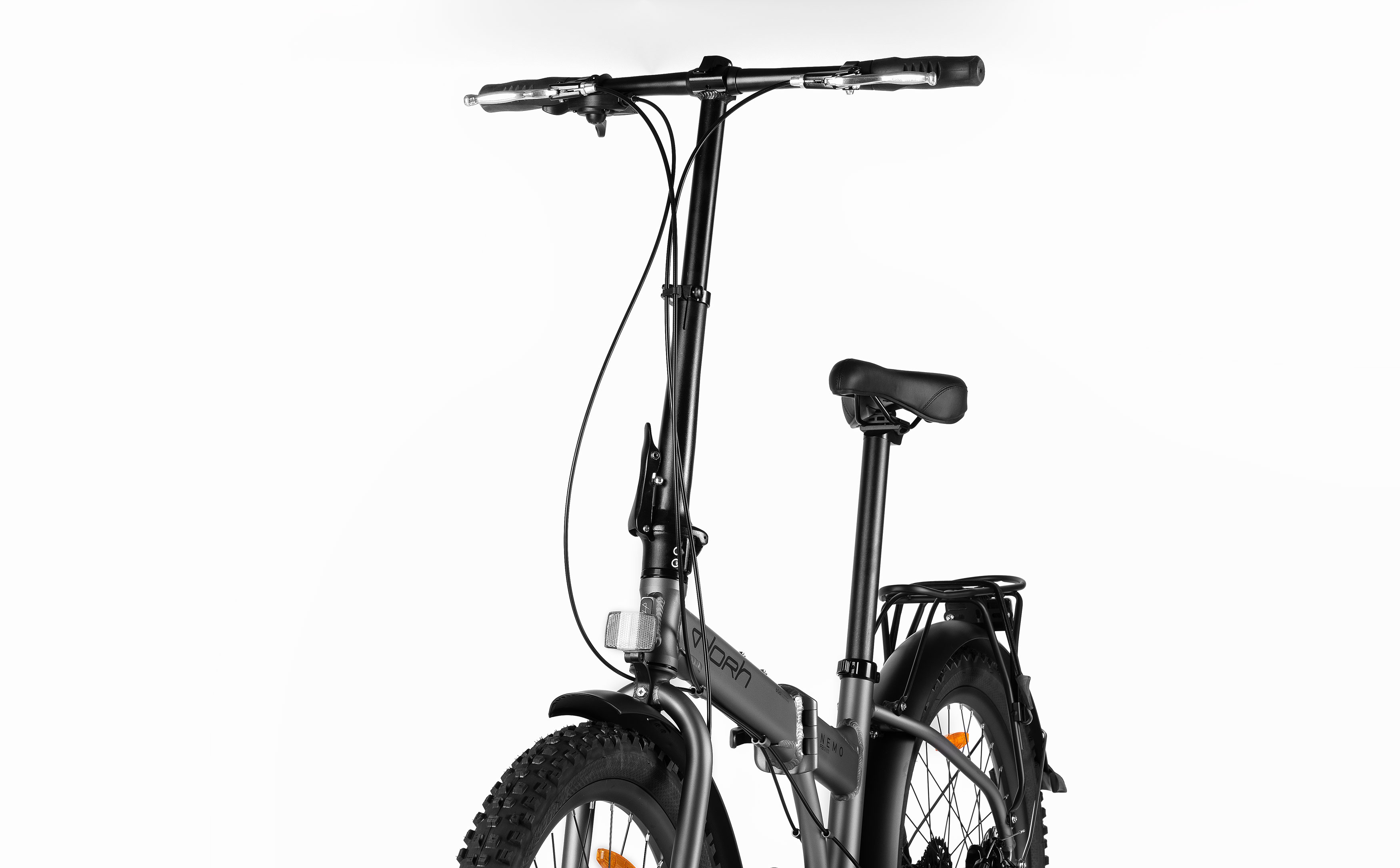 Велосипед HORH NEMO FAT 8SP MD 24" (2026) Dark Grey