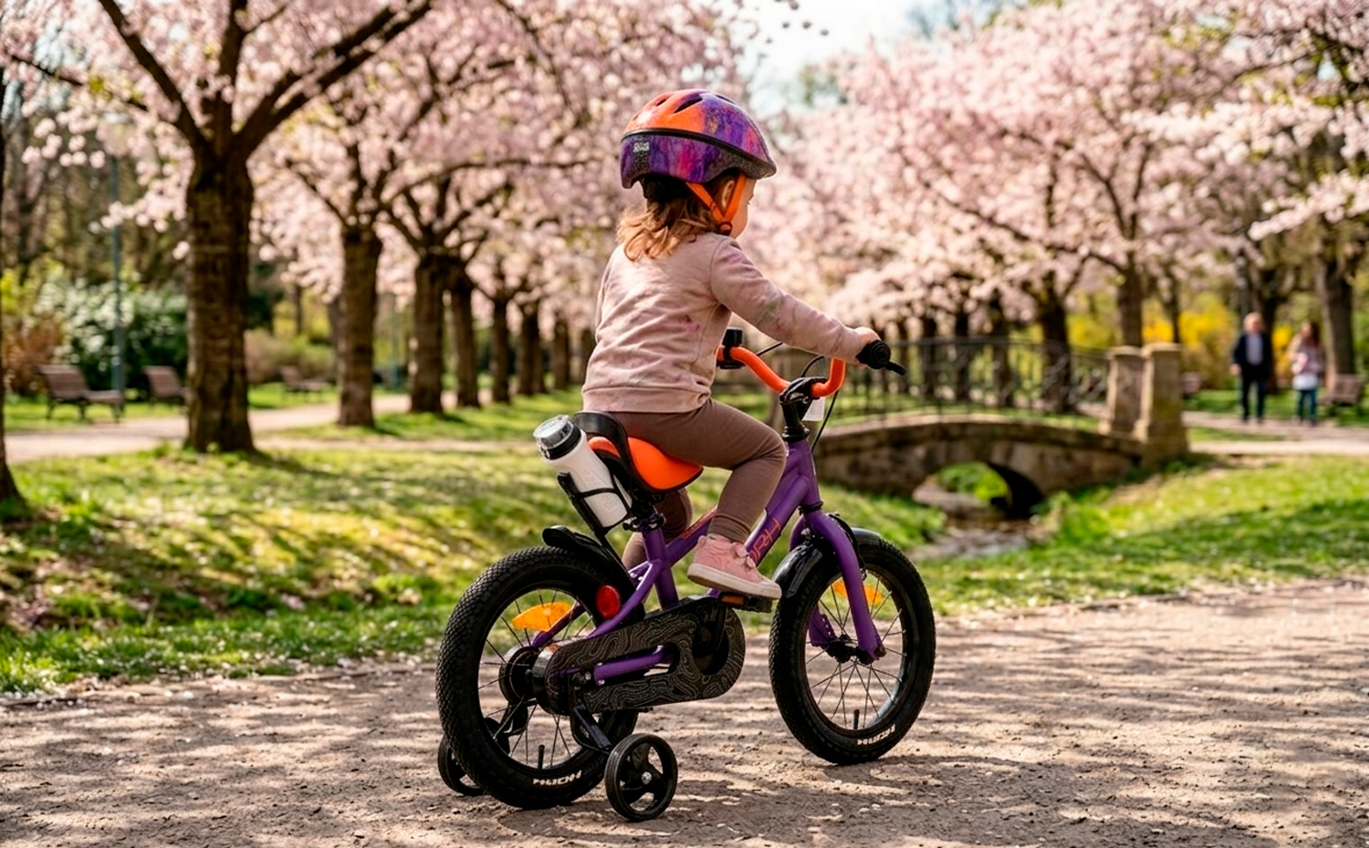 Велосипед HORH HAPPY 14" (2026) Purple-Orange