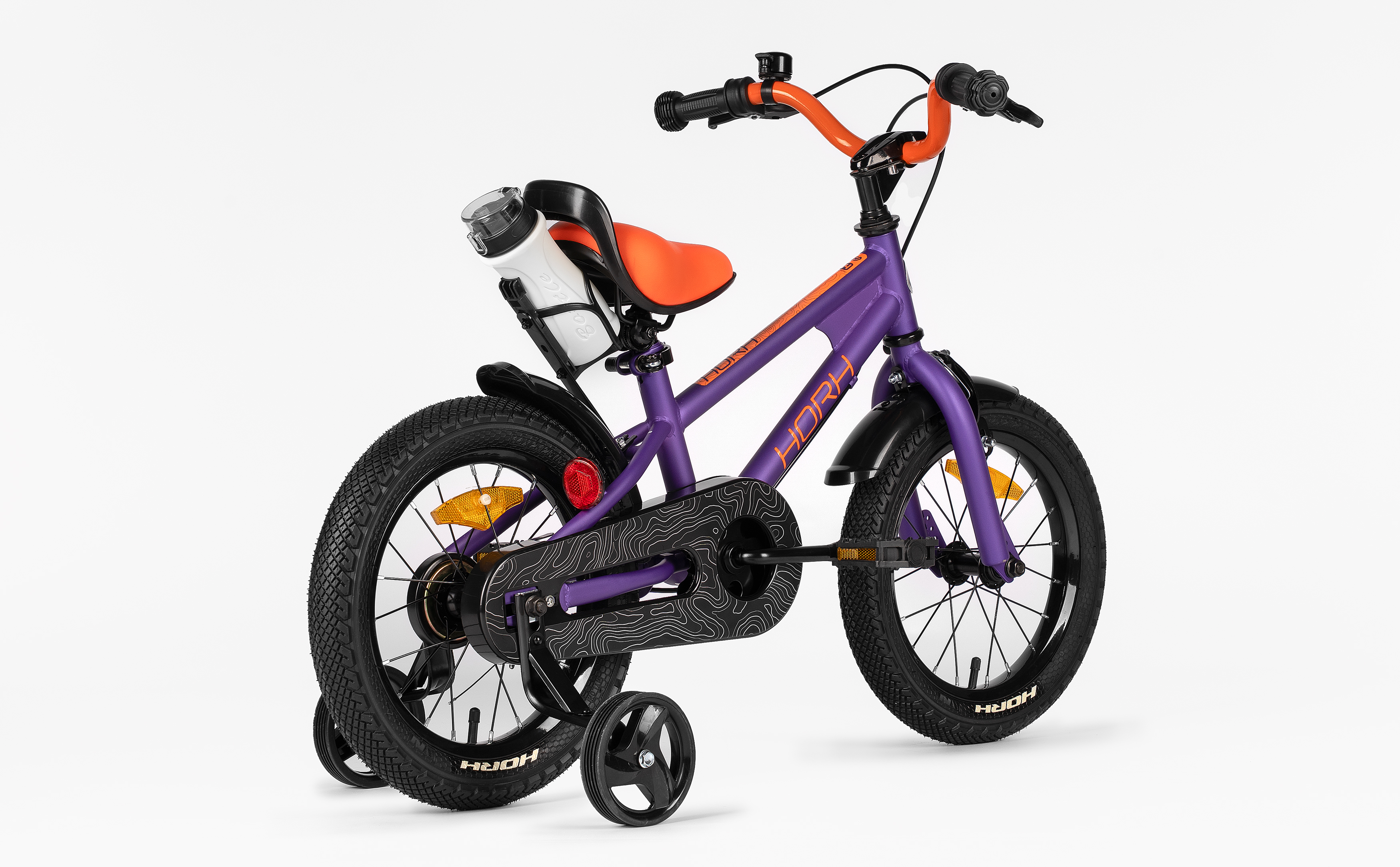 Велосипед HORH HAPPY 14" (2026) Purple-Orange