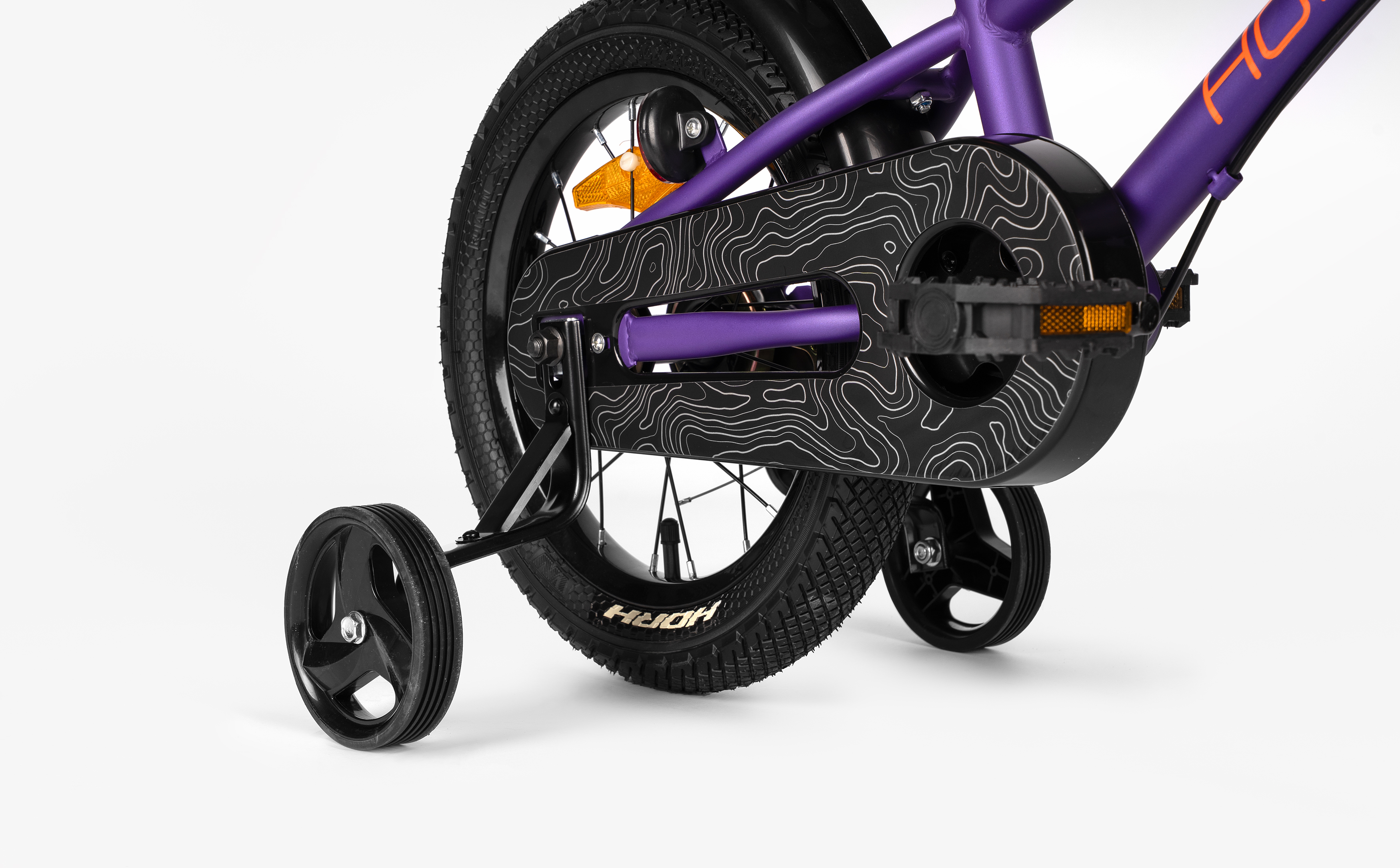 Велосипед HORH HAPPY 14" (2026) Purple-Orange