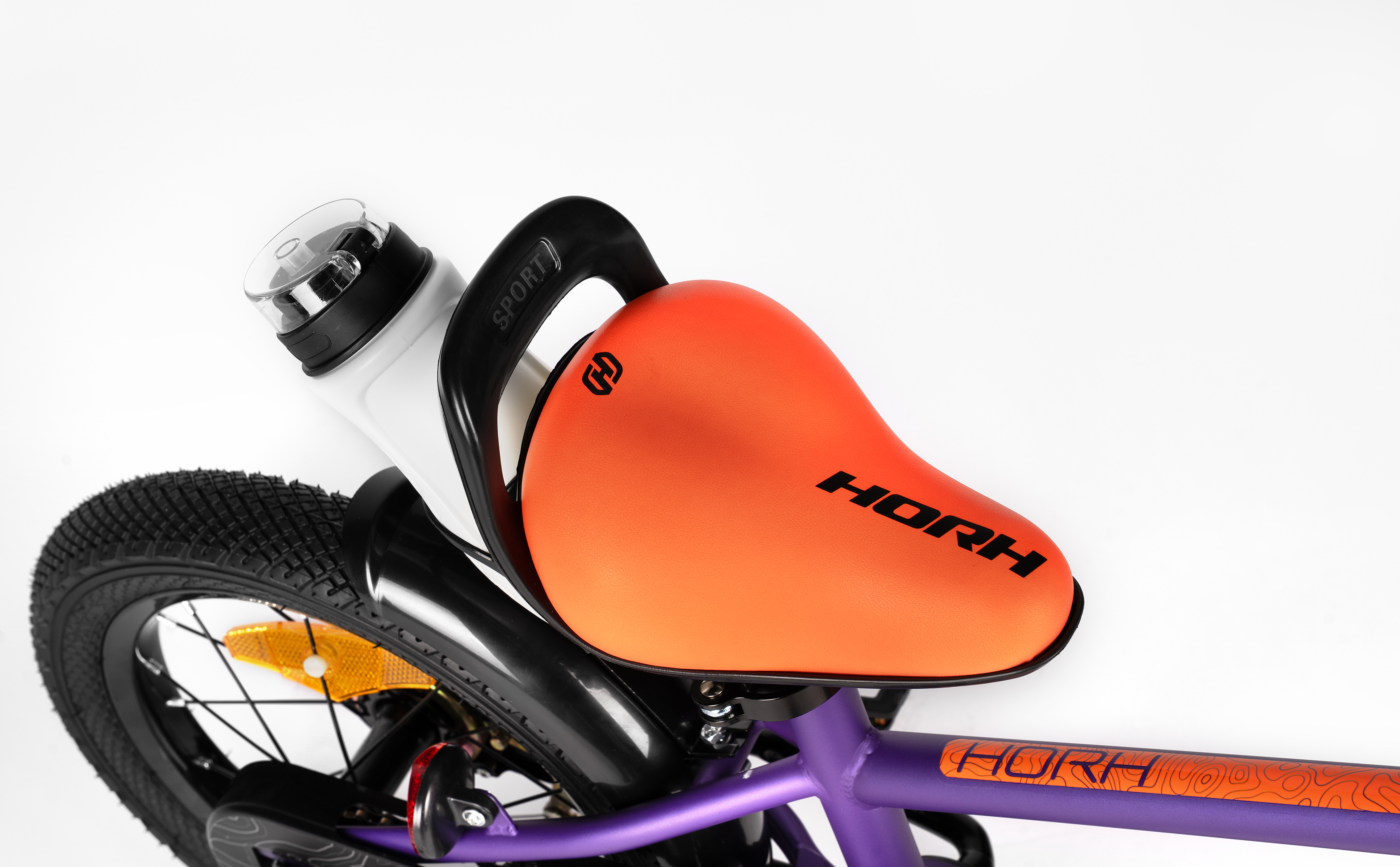 Велосипед HORH HAPPY 14" (2026) Purple-Orange