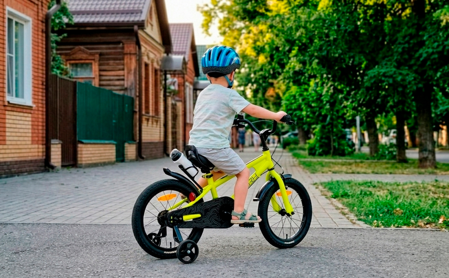 Велосипед HORH HAPPY 16" (2026) Yellow-Black