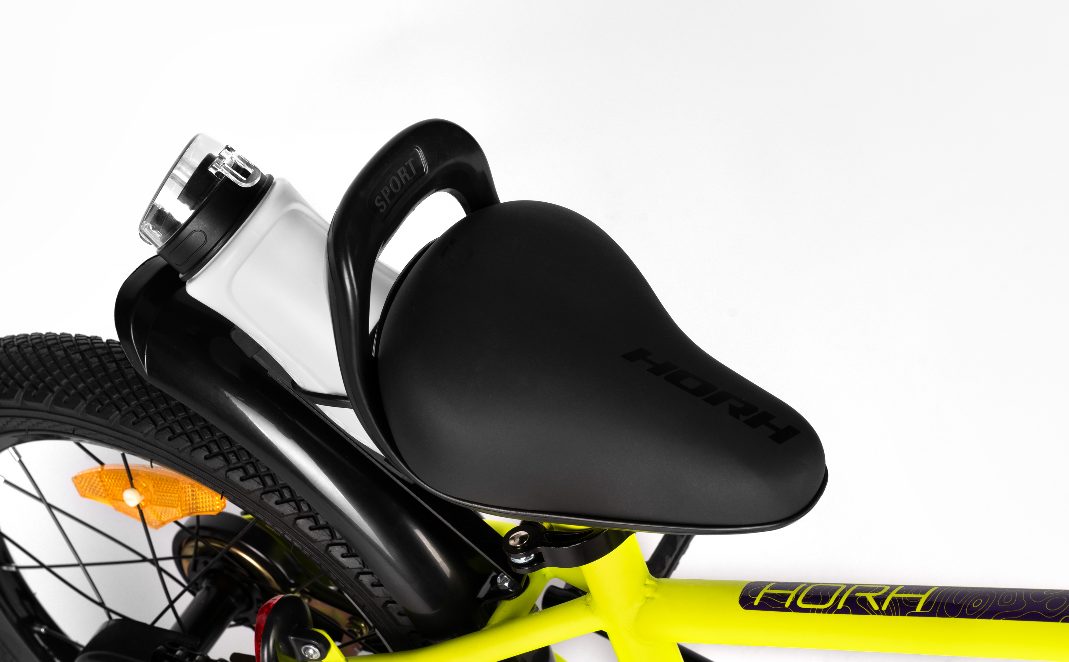 Велосипед HORH HAPPY 16" (2026) Yellow-Black
