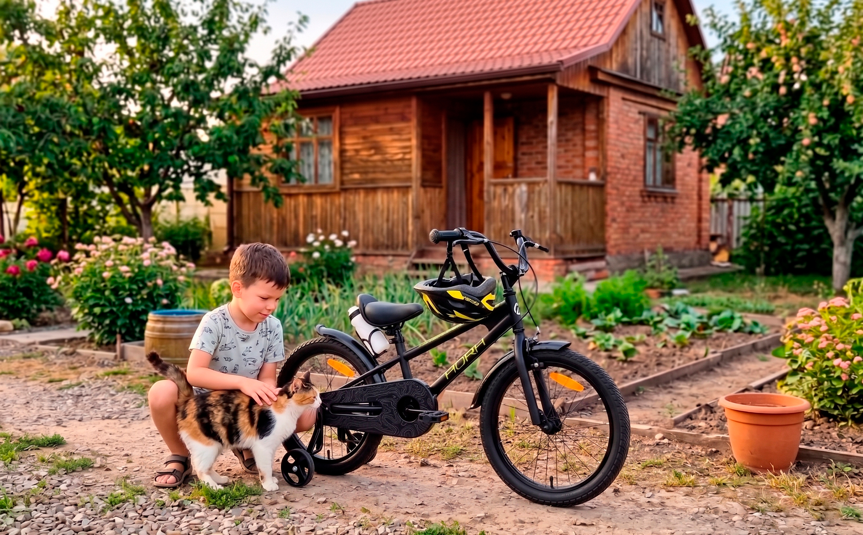 Велосипед HORH HAPPY 18" (2026) Black