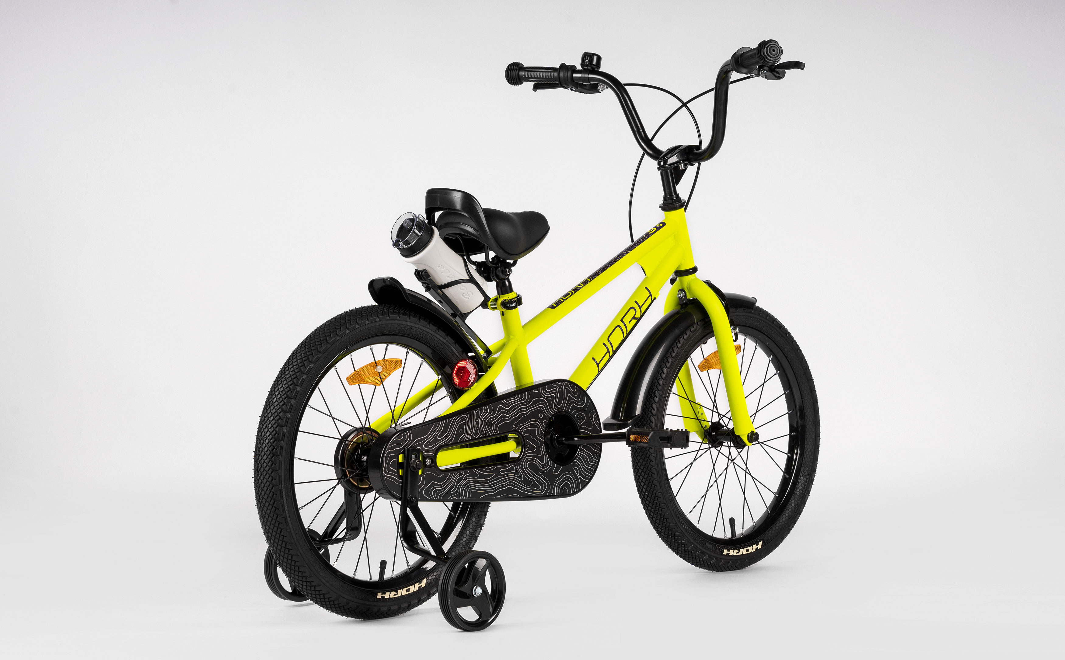 Велосипед HORH HAPPY 18" (2026) Yellow-Black