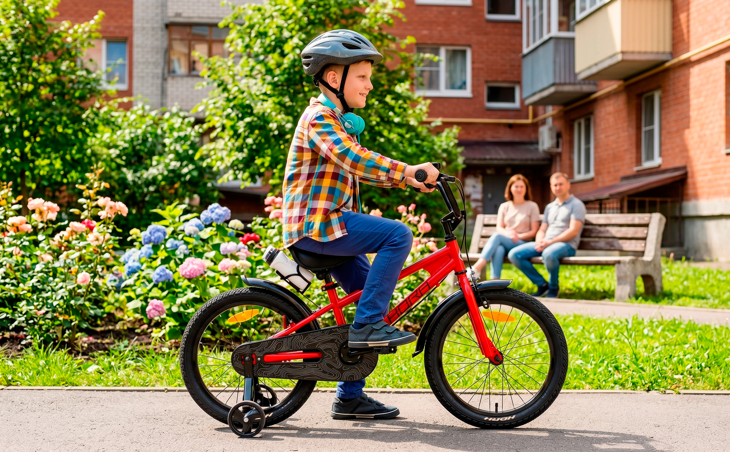 Велосипед HORH HAPPY 18" (2026) Red-Black