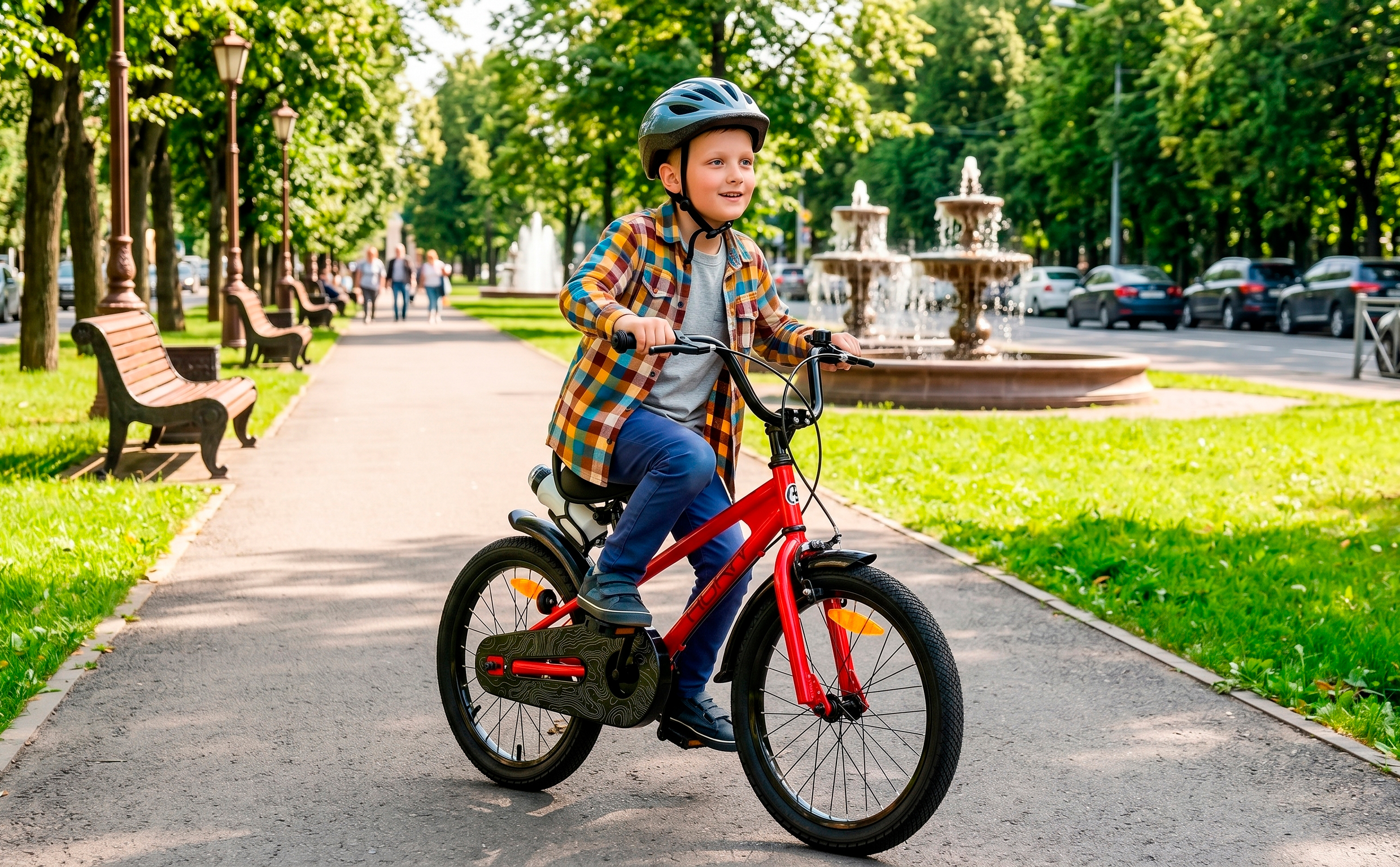 Велосипед HORH HAPPY 18" (2026) Red-Black