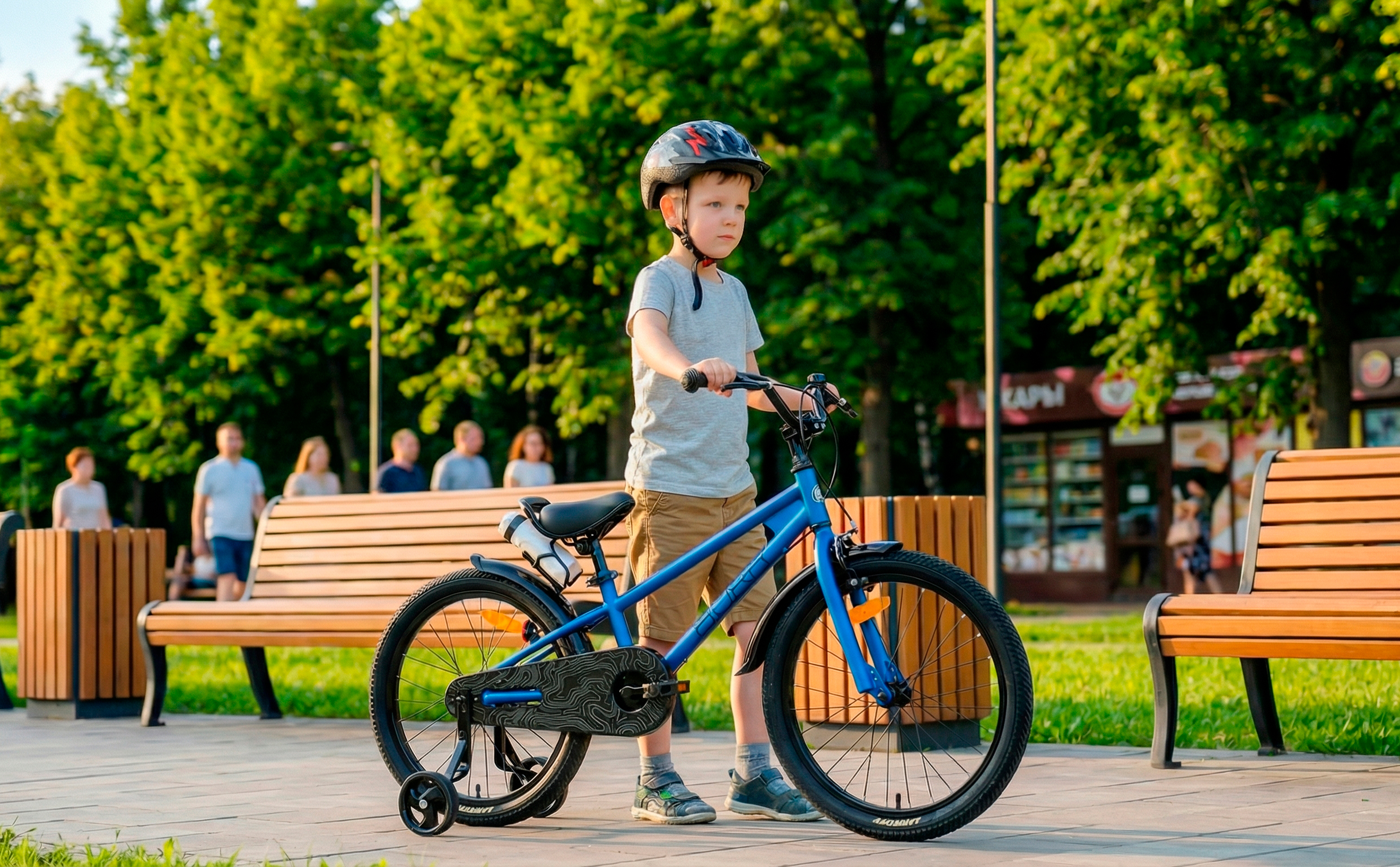 Велосипед HORH HAPPY 20" (2026) Blue-Black