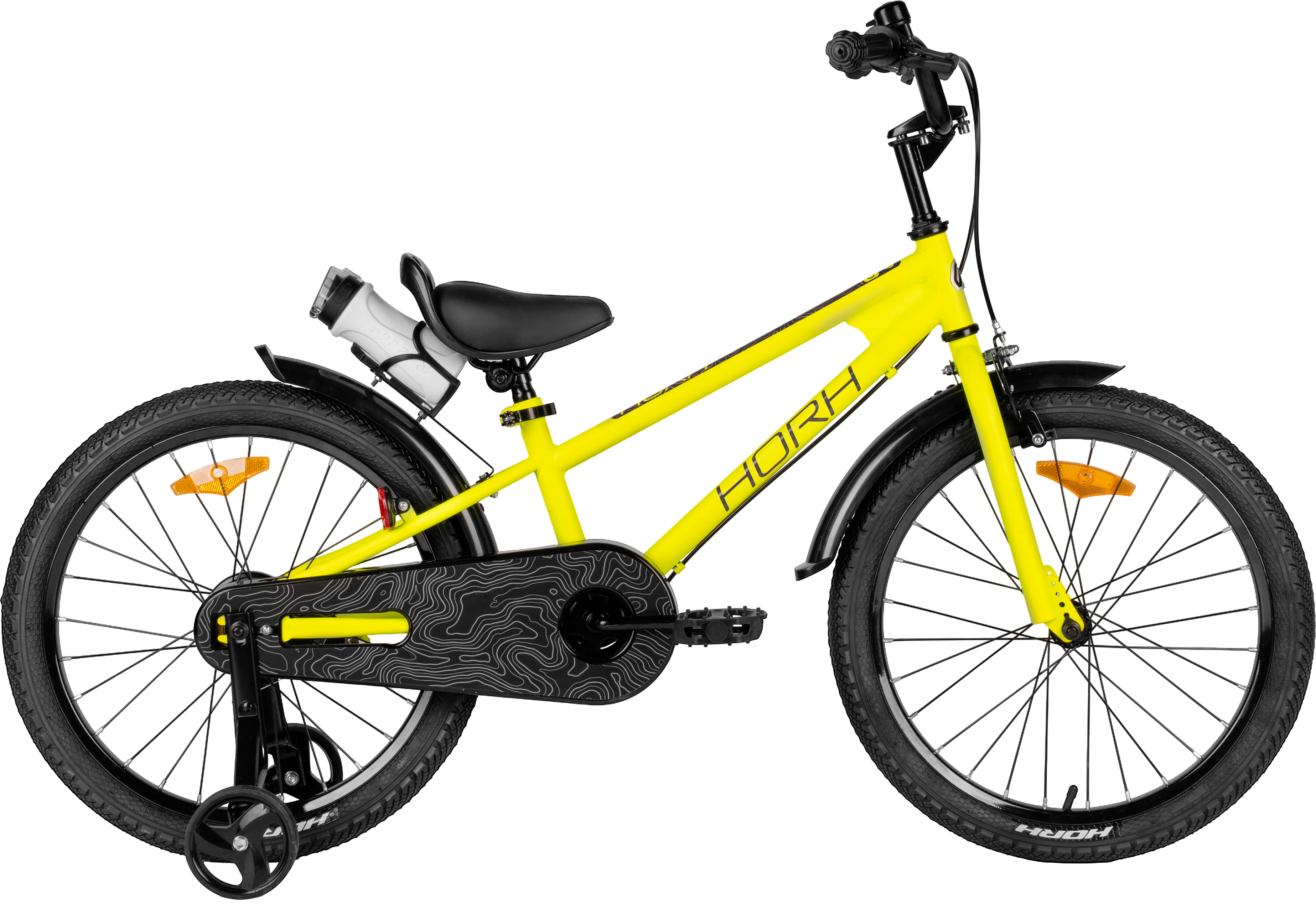 Велосипед HORH HAPPY 20" (2026) Yellow-Black