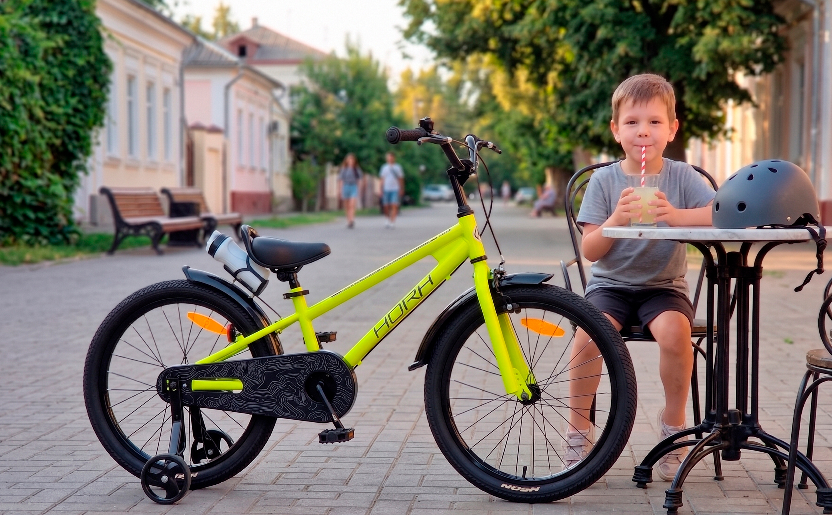 Велосипед HORH HAPPY 20" (2026) Yellow-Black