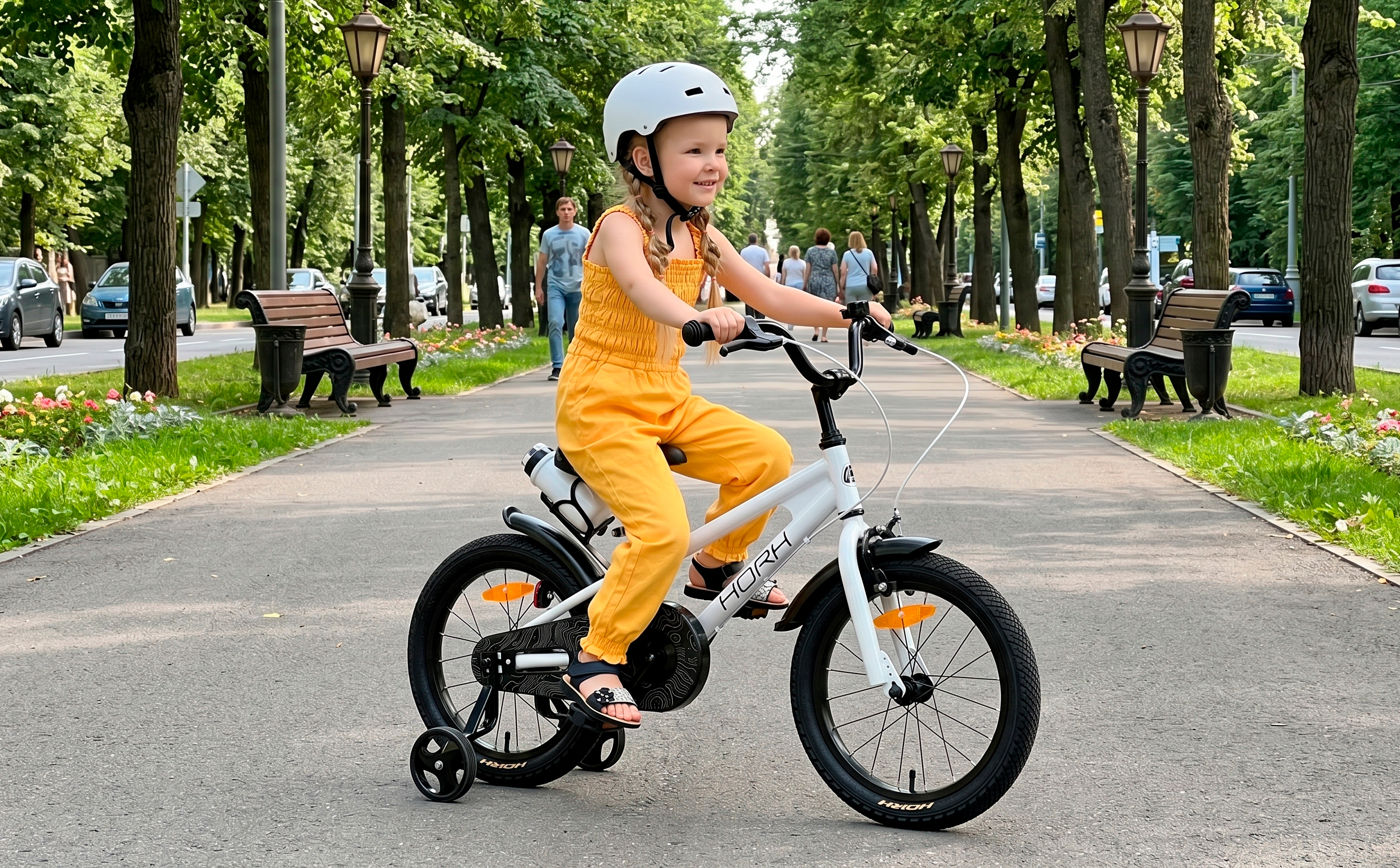 Велосипед HORH HAPPY PRO 16" (2026) White
